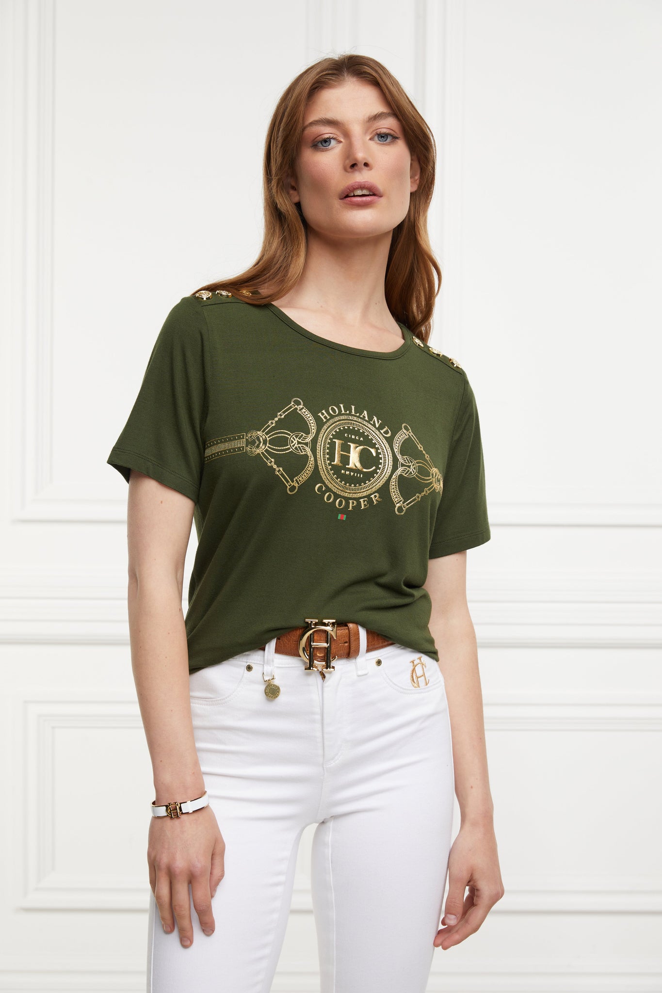 Bespoke Stirrup Tee (Khaki)