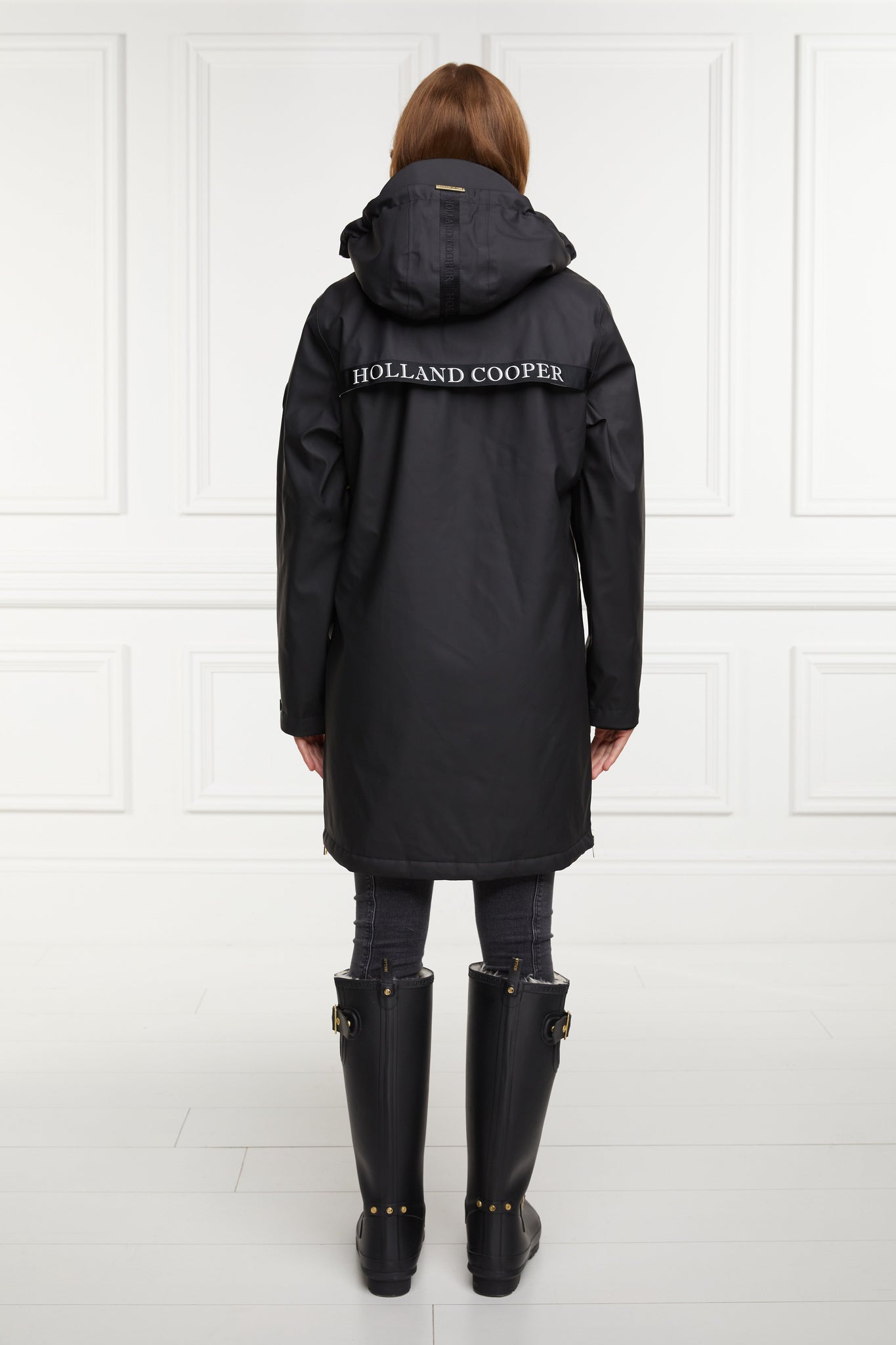 Brecon Winter Rain Coat (Black)