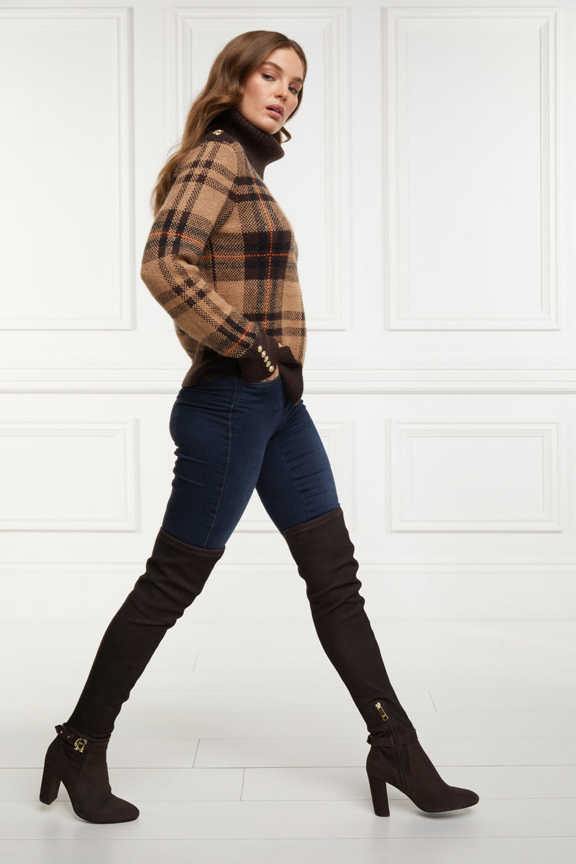 Sloane Over The Knee Boot (Chocolate)