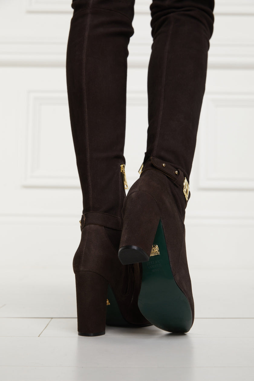 Sloane Over The Knee Boot (Chocolate)