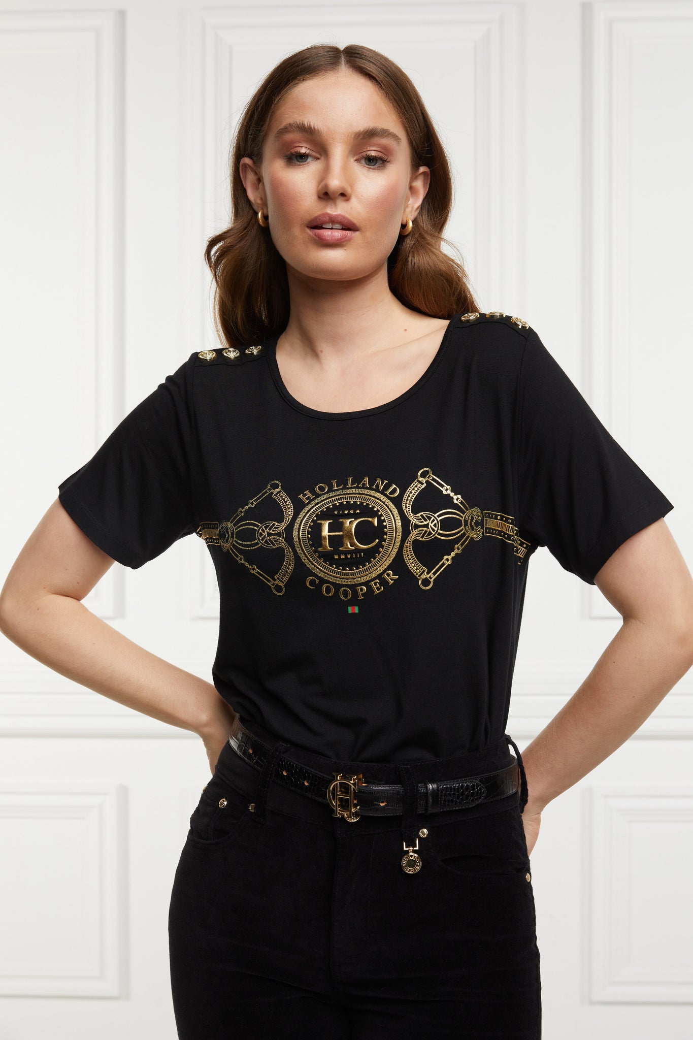 Bespoke Stirrup Tee (Black)