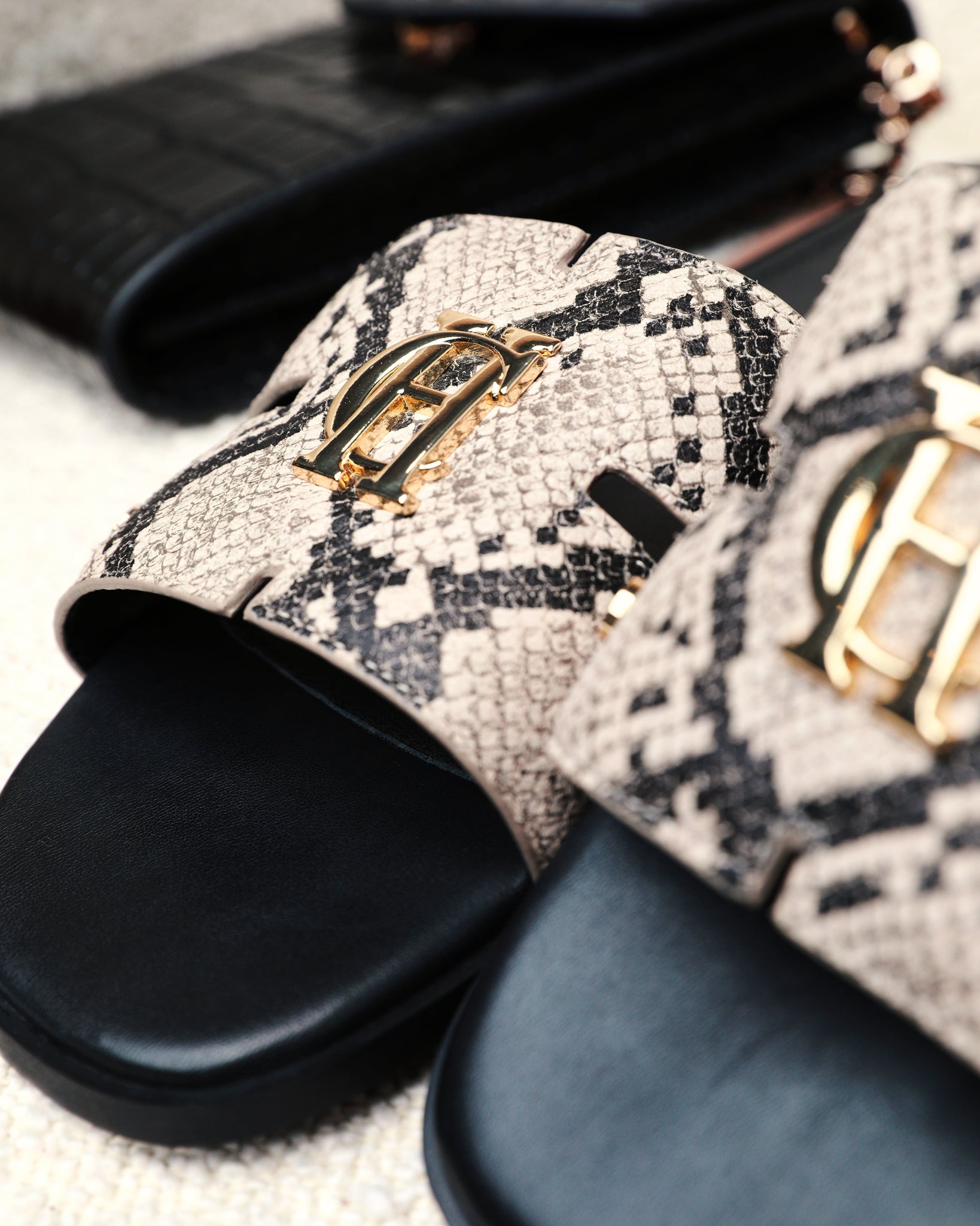 Monogram Slides (Mono Snake)