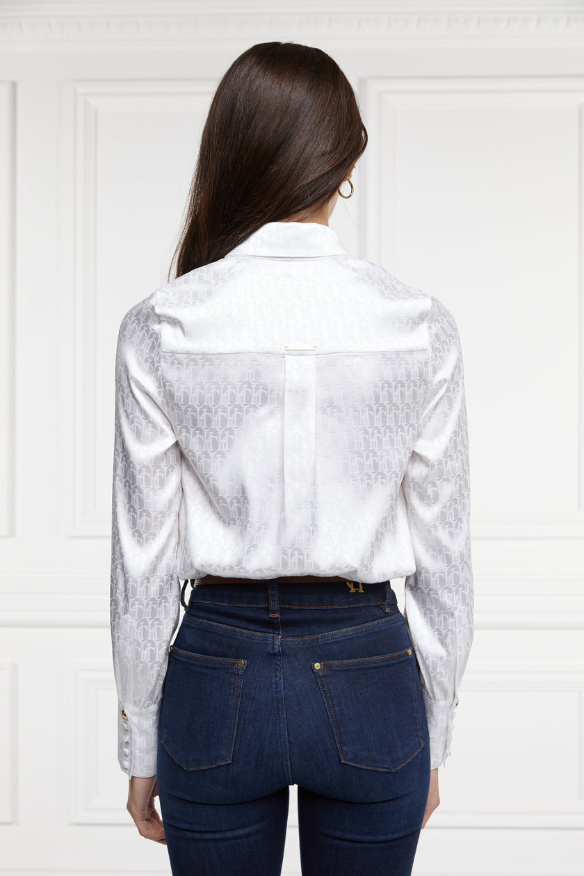 Penny Jacquard Shirt (White)