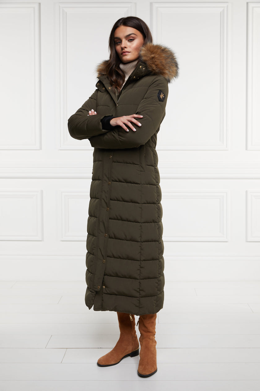 Stoneleigh Longline Coat (Khaki)