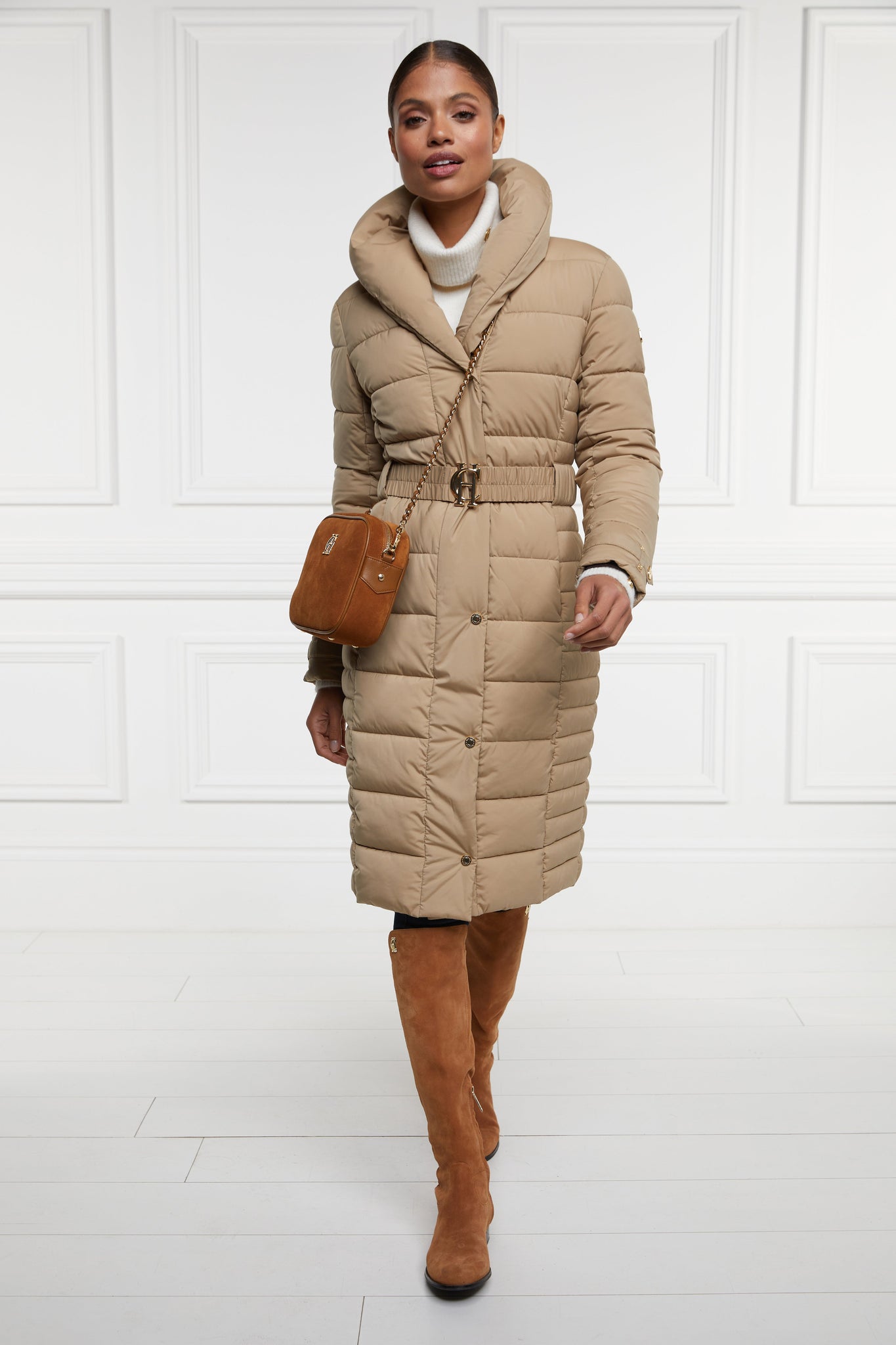 Denver Padded Coat (Champagne)