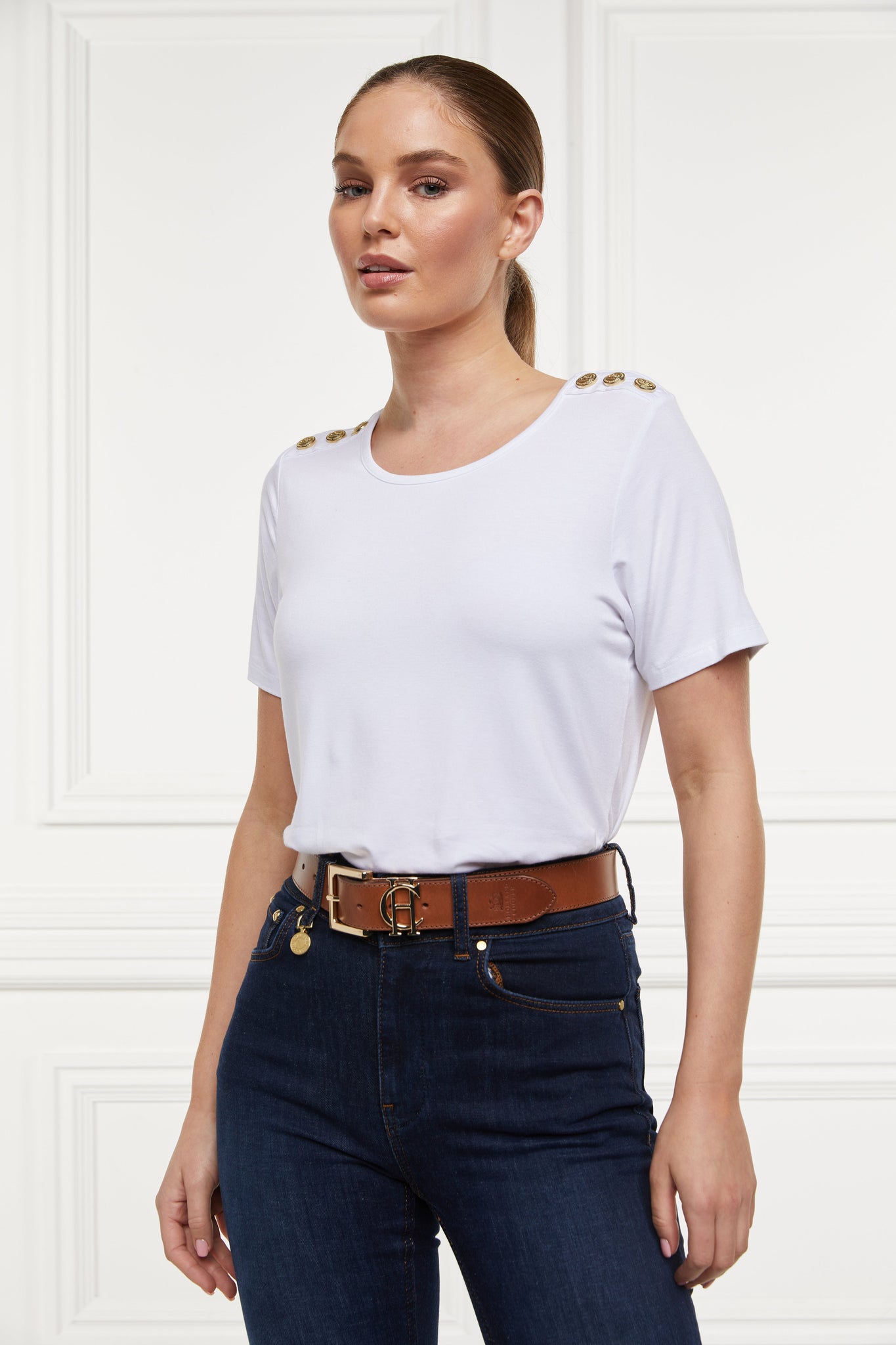 Relax Fit Crew Neck Tee (White)