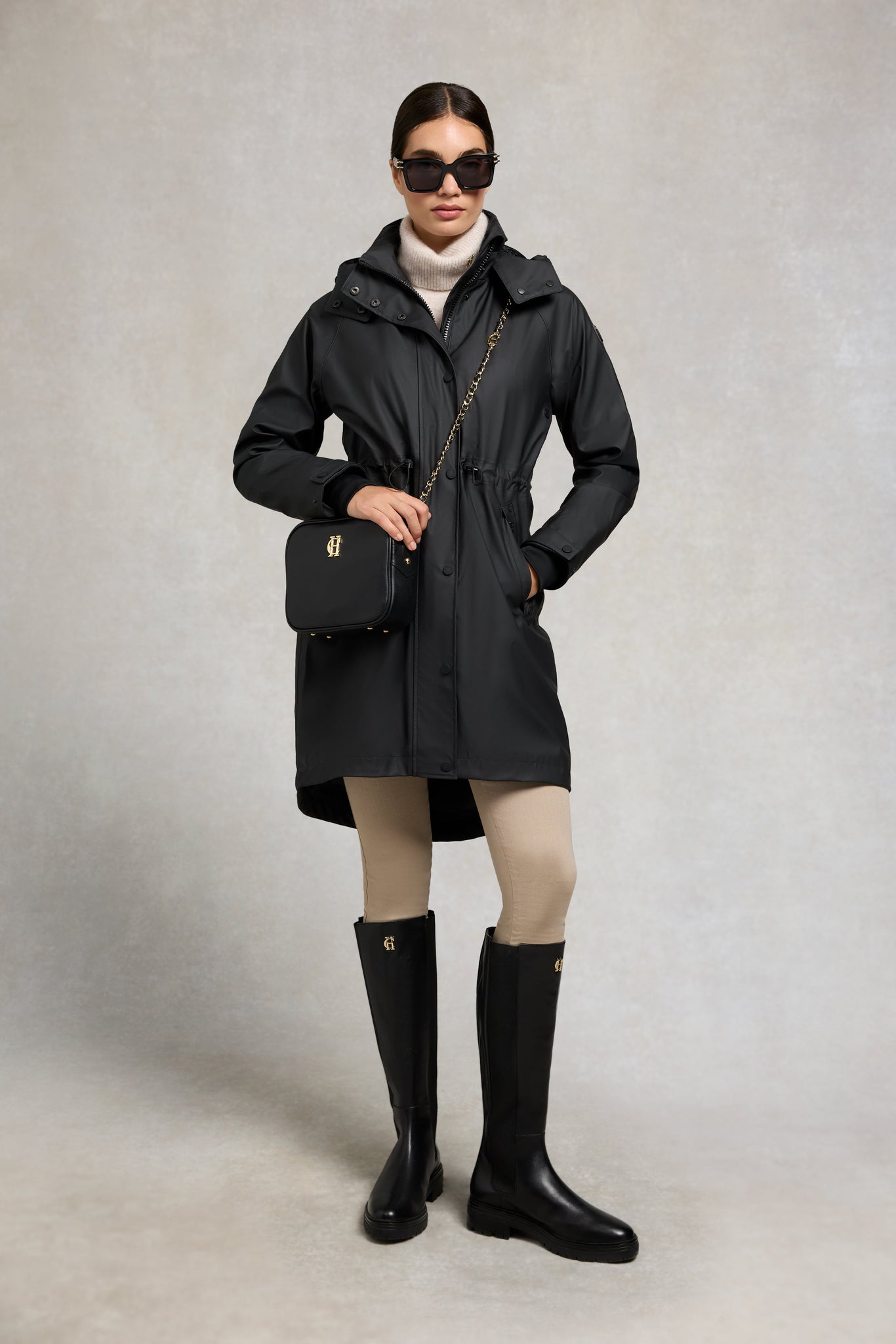 Chartwell Rain Parka (Black)