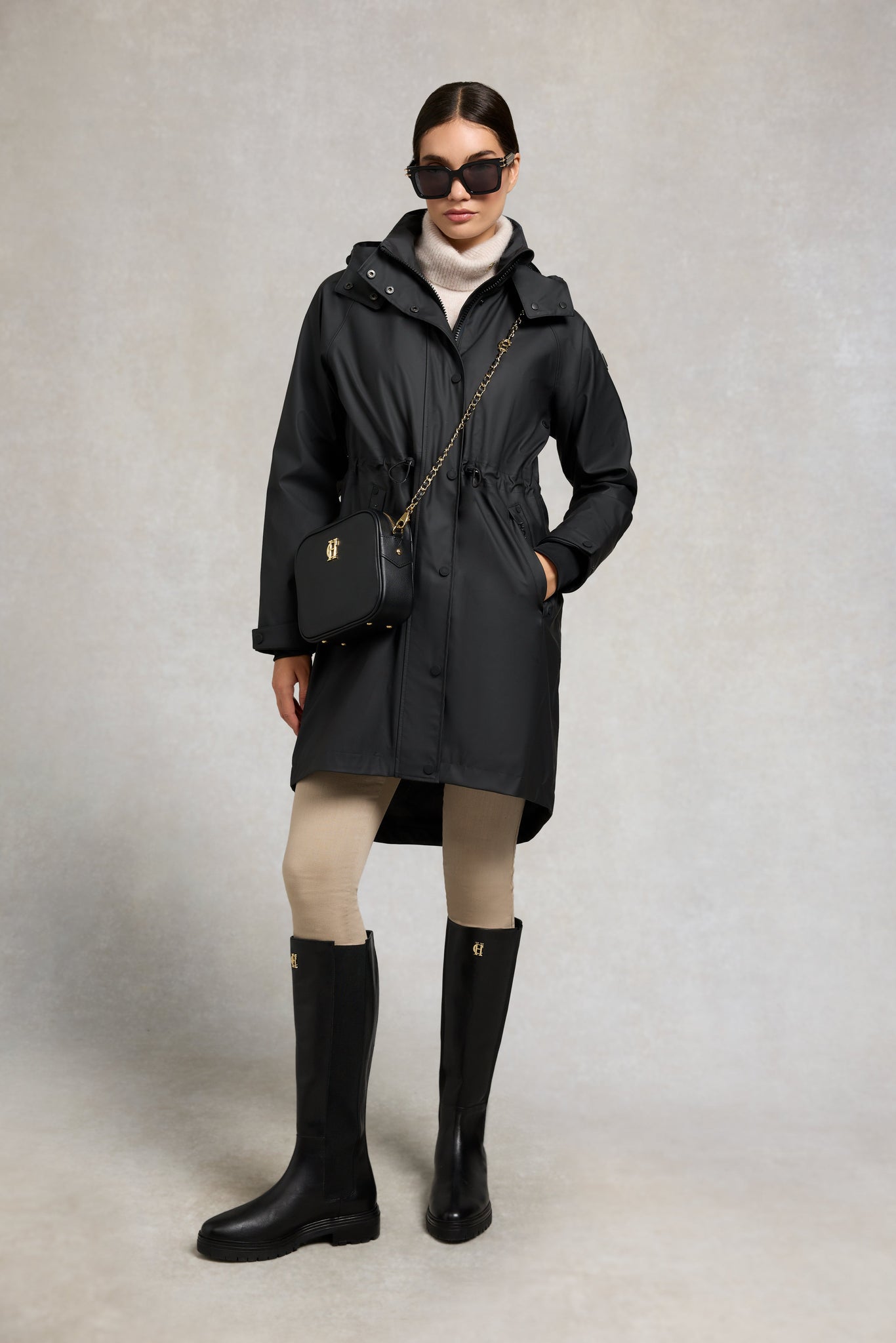 Chartwell Rain Parka (Black)