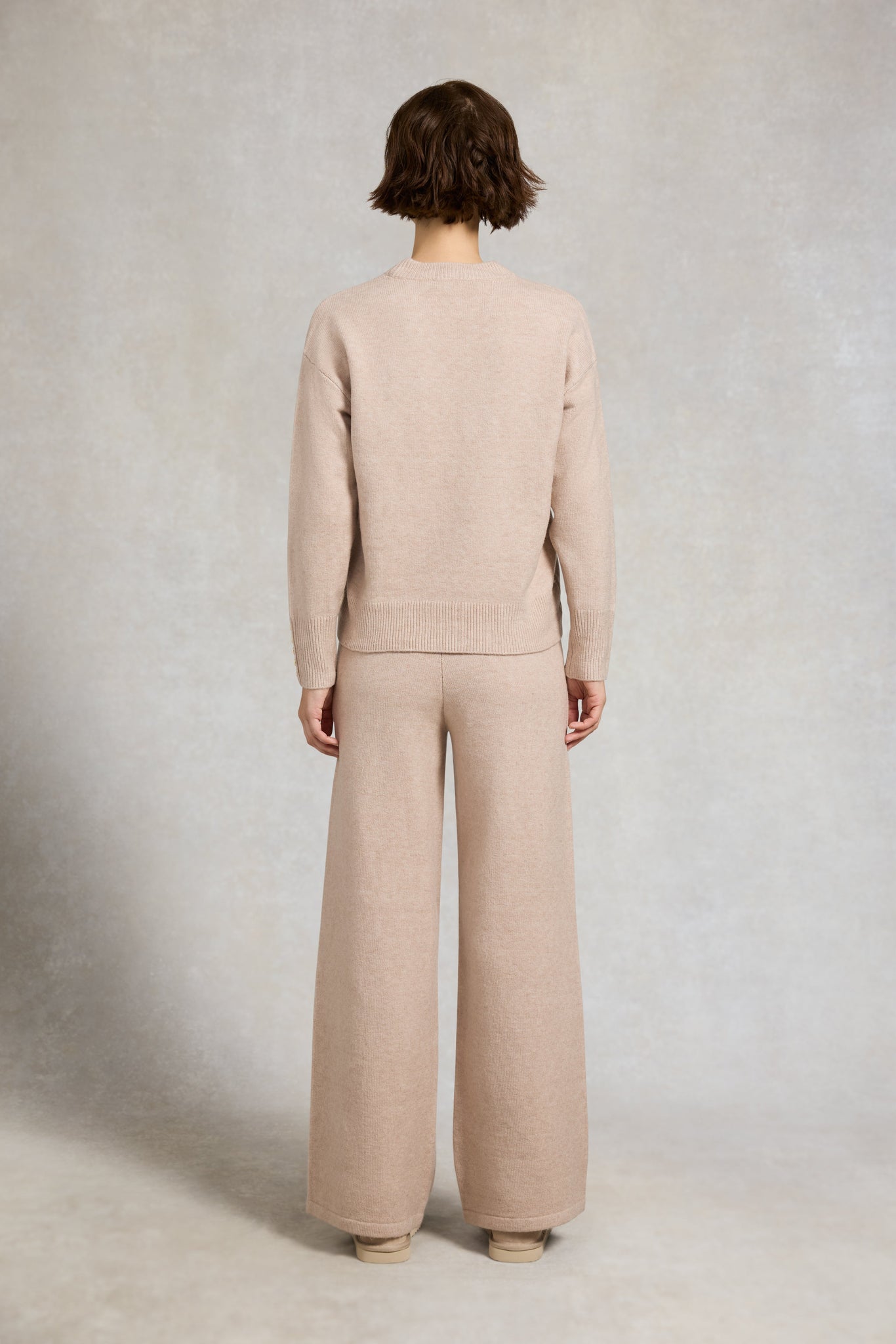 Nina Crew Neck Knit (Toffee Marl)
