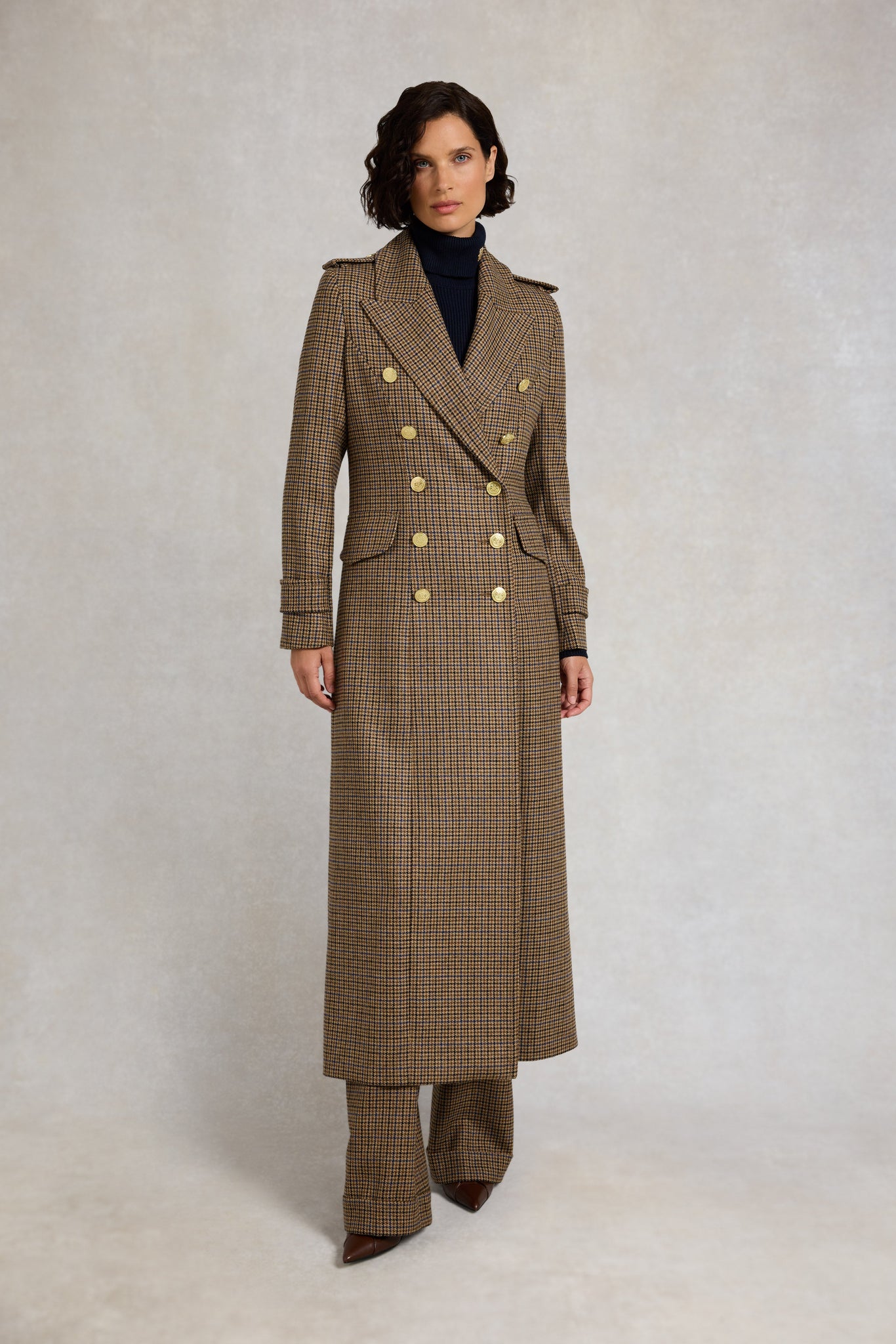 The Great Coat (Abbot Check Tweed)