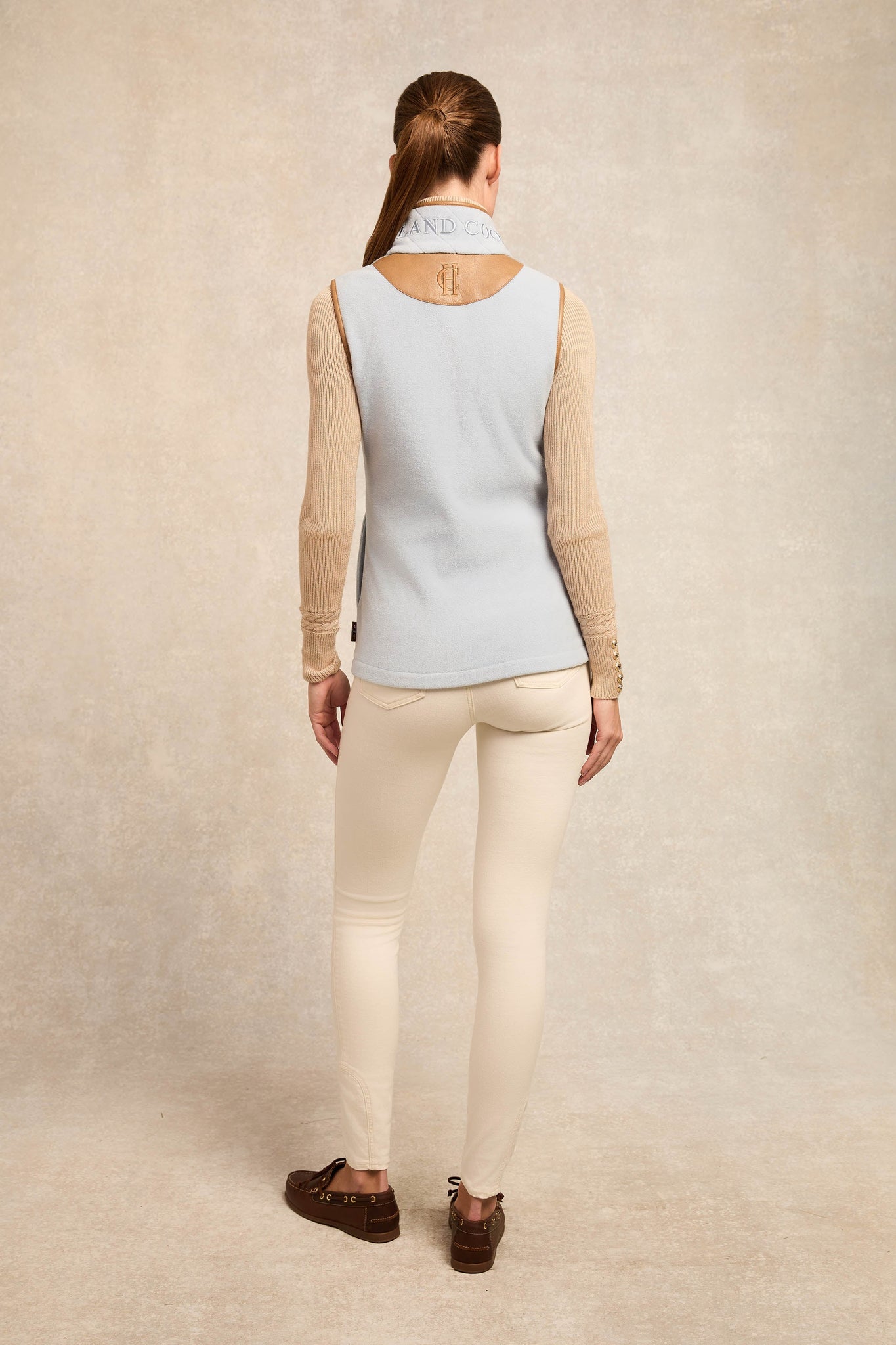 Country Fleece Gilet (Pale Blue)