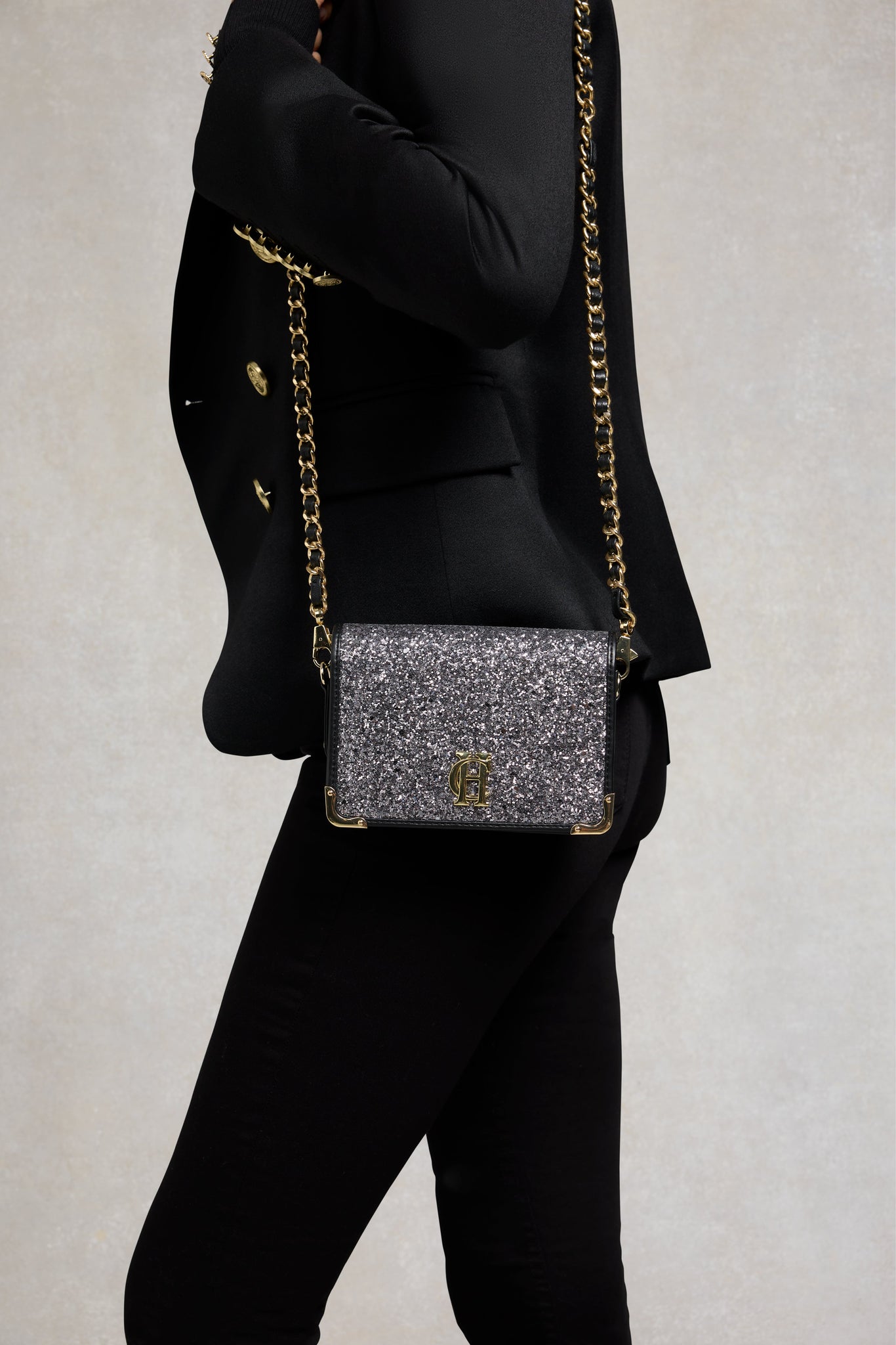 Kensington Crossbody Bag (Silver Crystal)