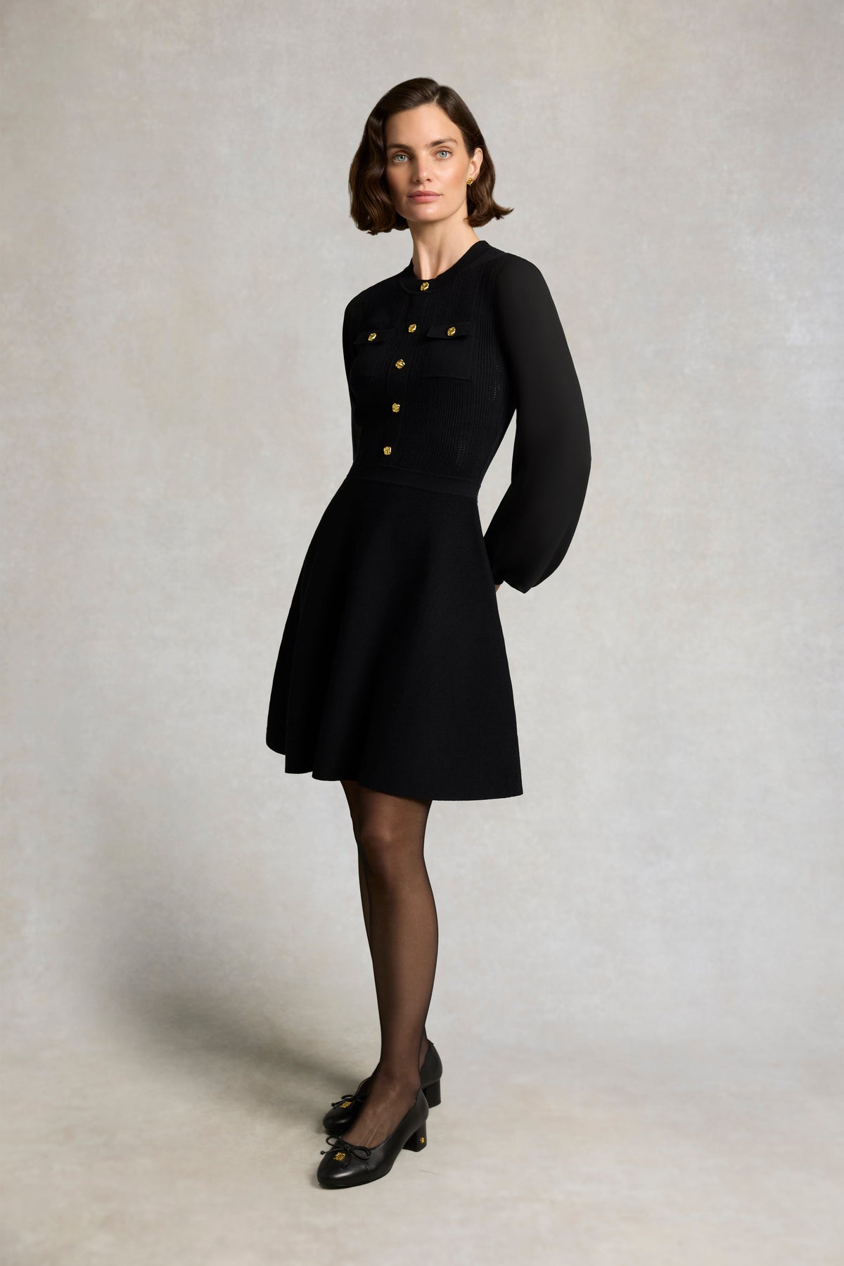 Blenheim Knitted Dress (Black)