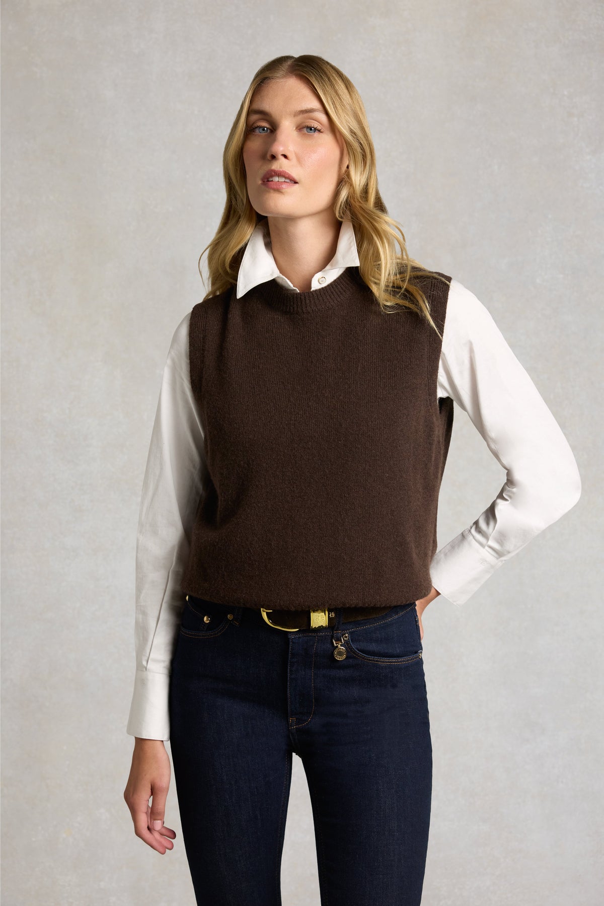 Essential Tank (Chocolate Marl)