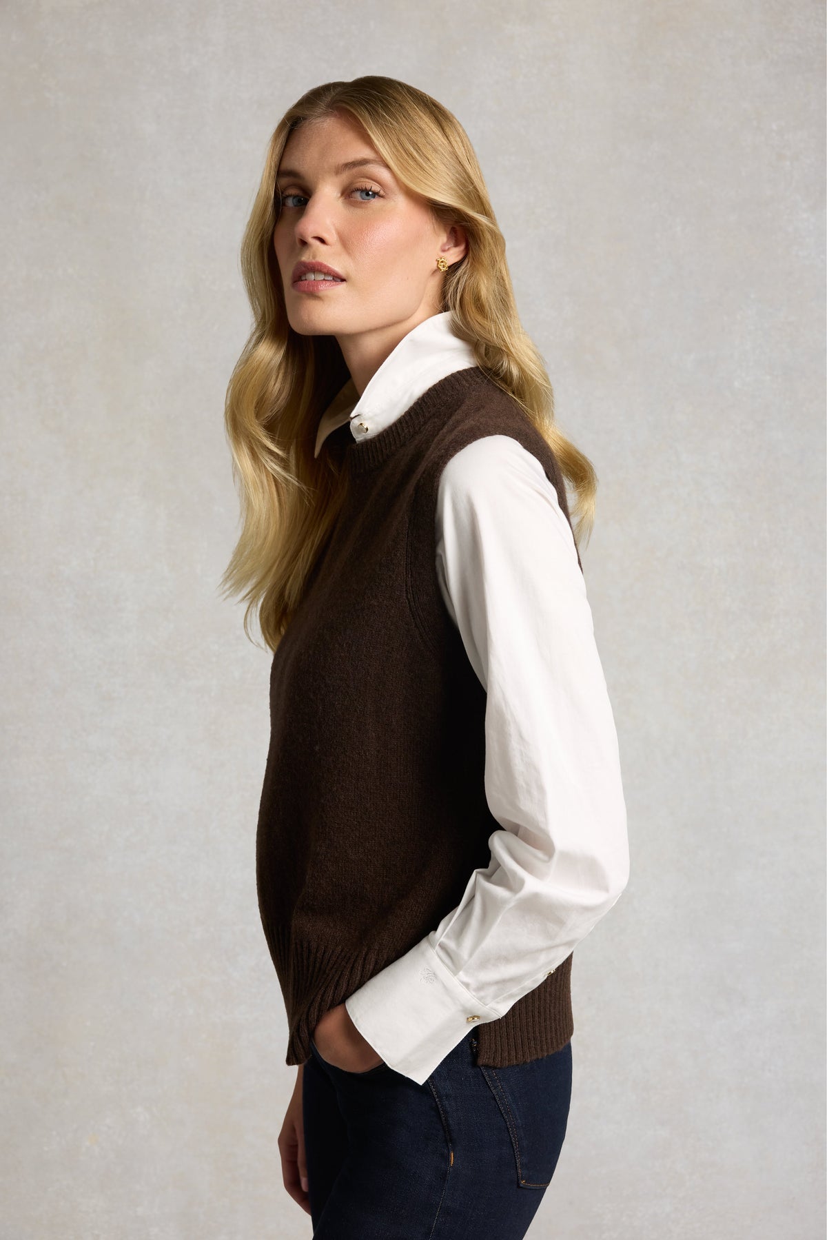 Essential Tank (Chocolate Marl)