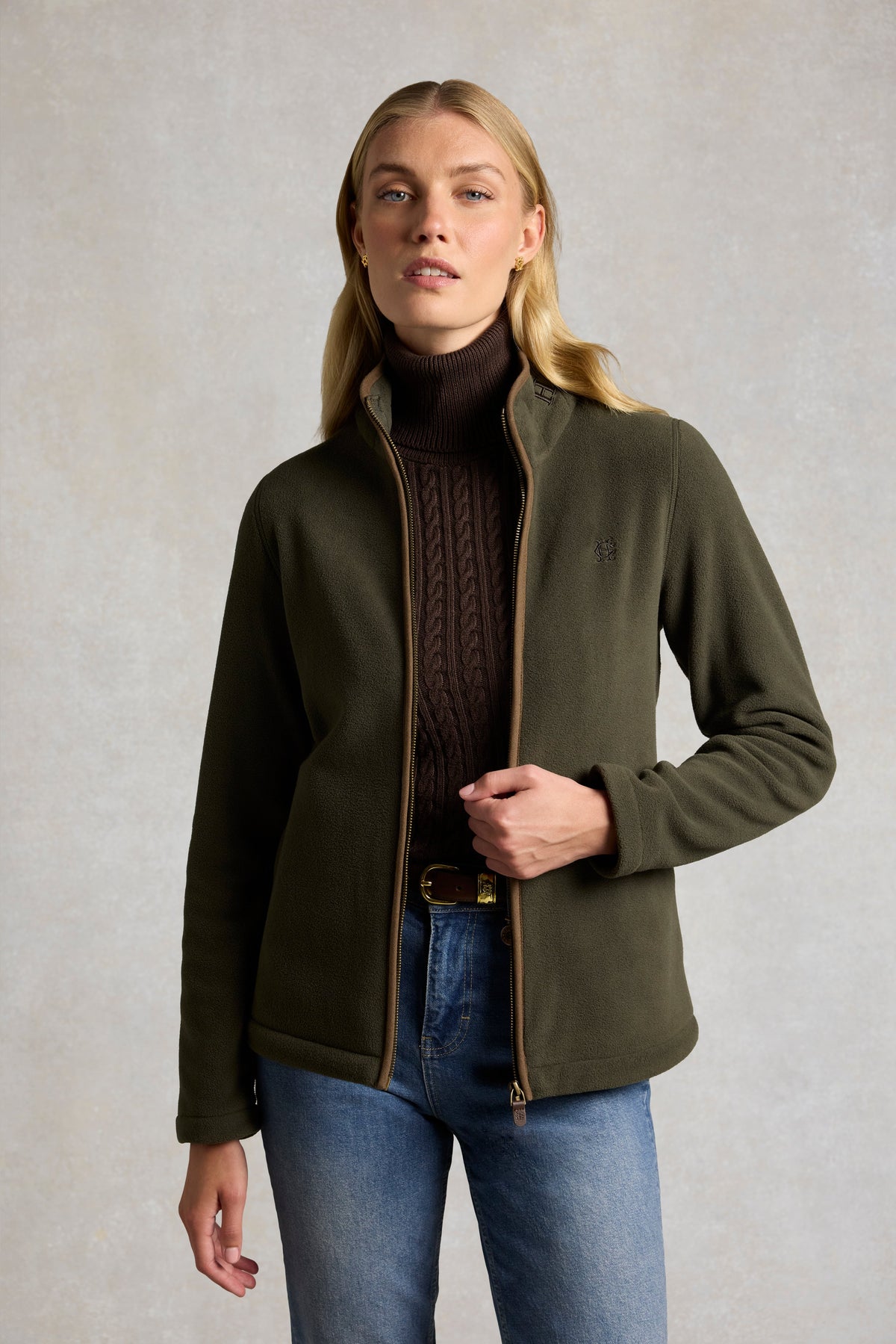 Country Fleece Jacket (Classic Khaki)