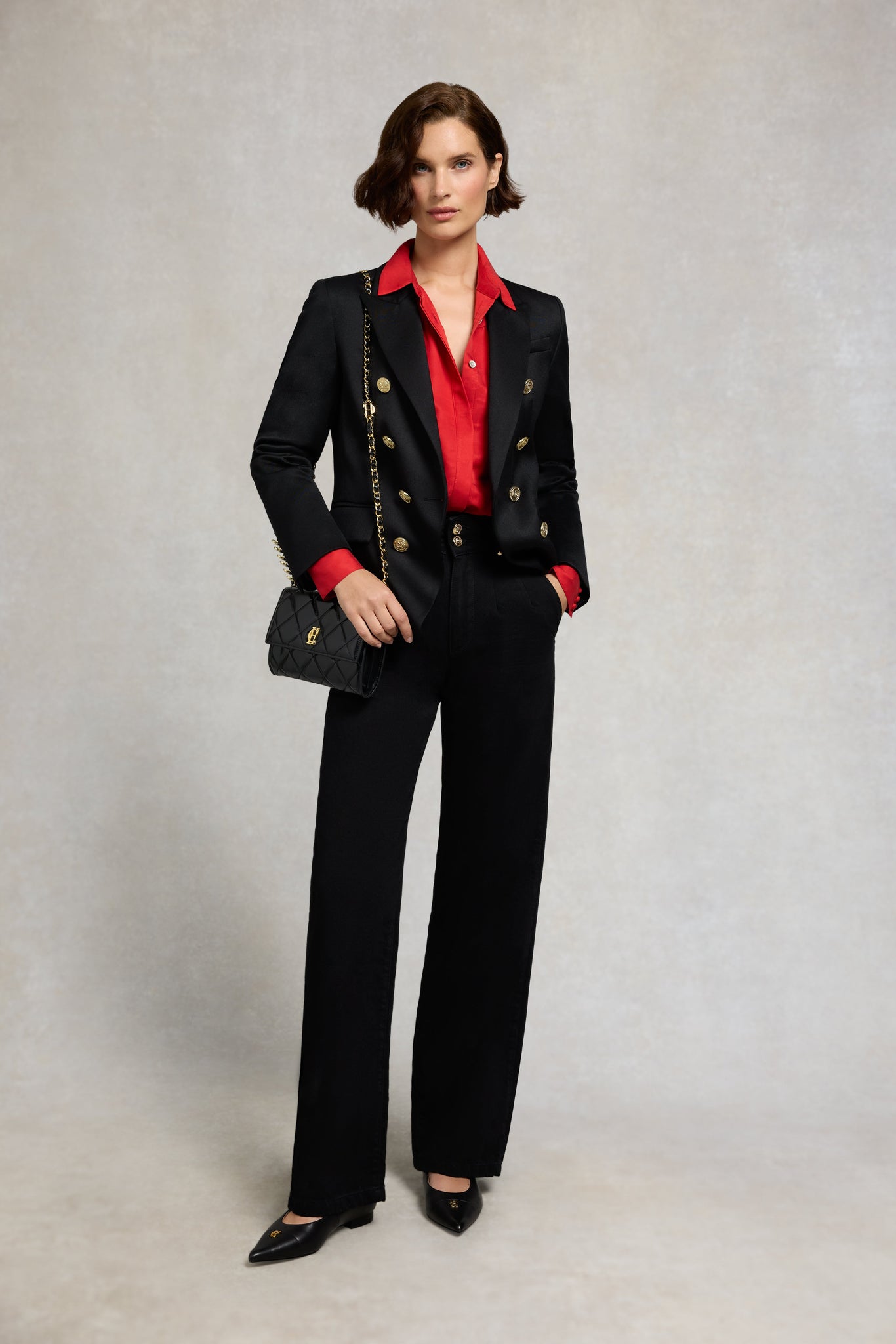 Ada Blouse (Deep Red)