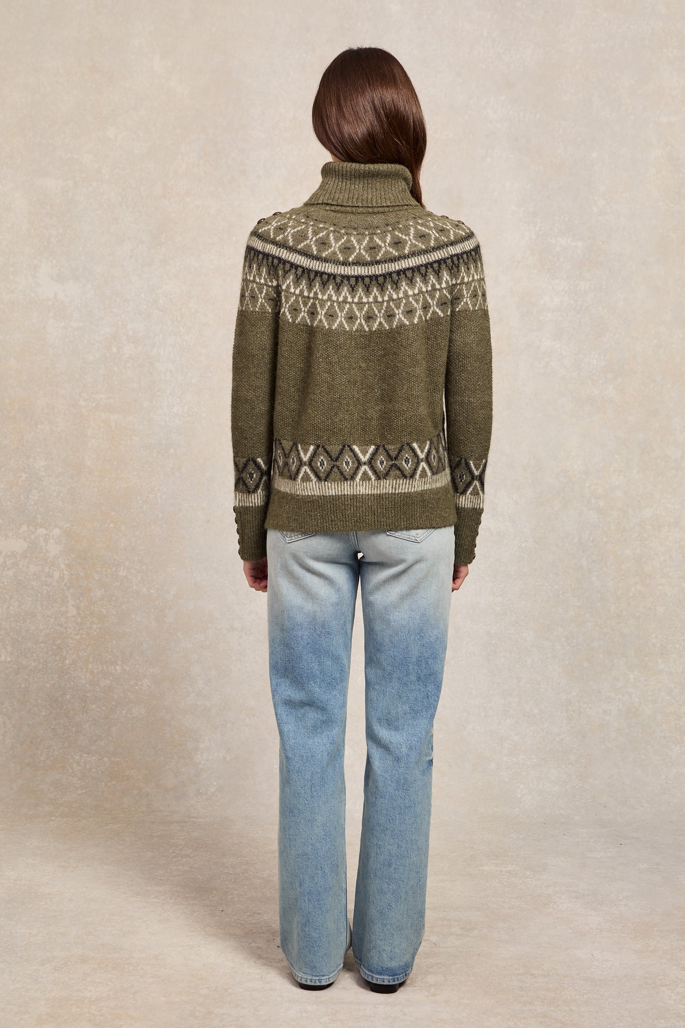 Fairisle Knit (Khaki)