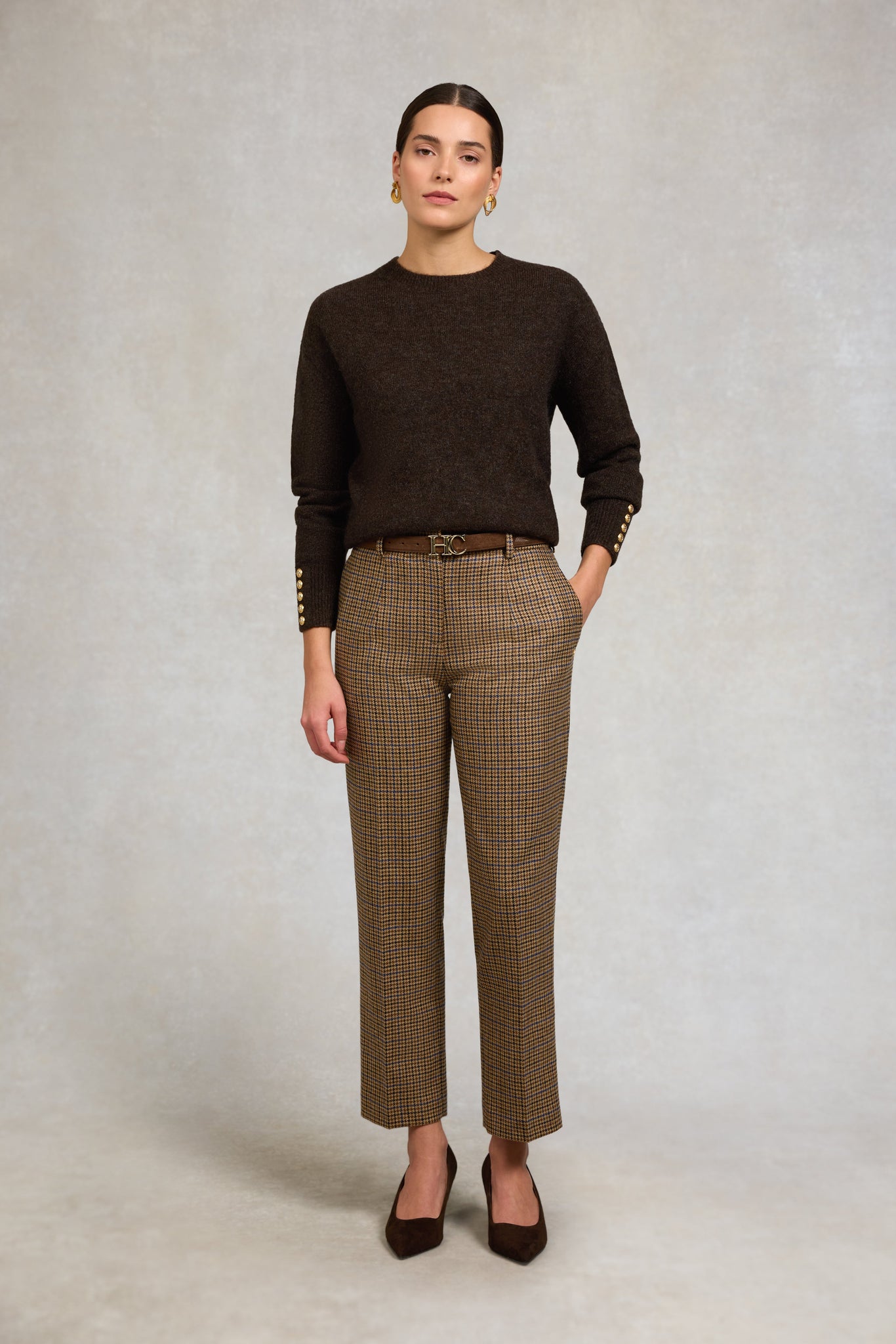 Belgravia Slim Trouser (Abbot Check Tweed)