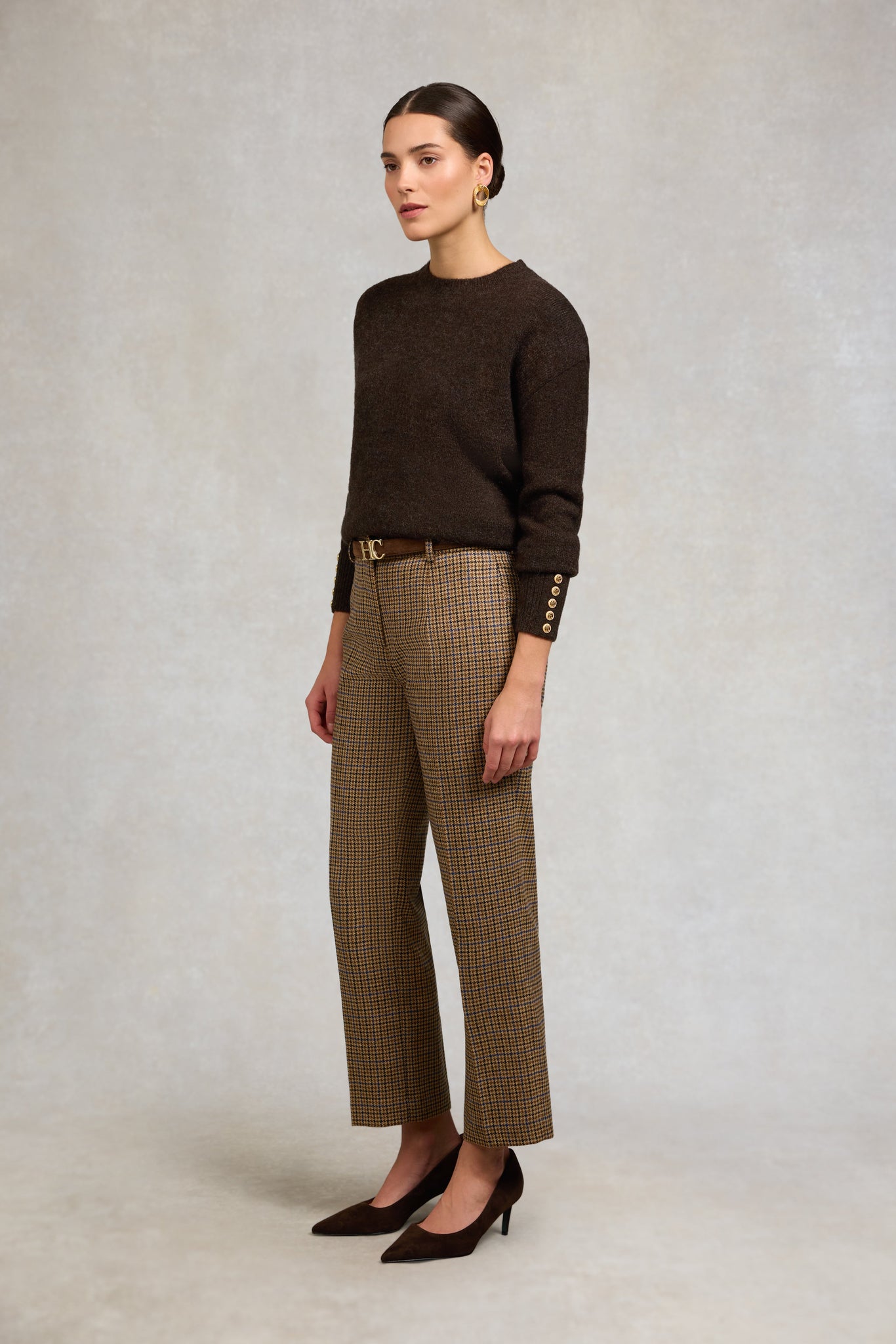 Belgravia Slim Trouser (Abbot Check Tweed)