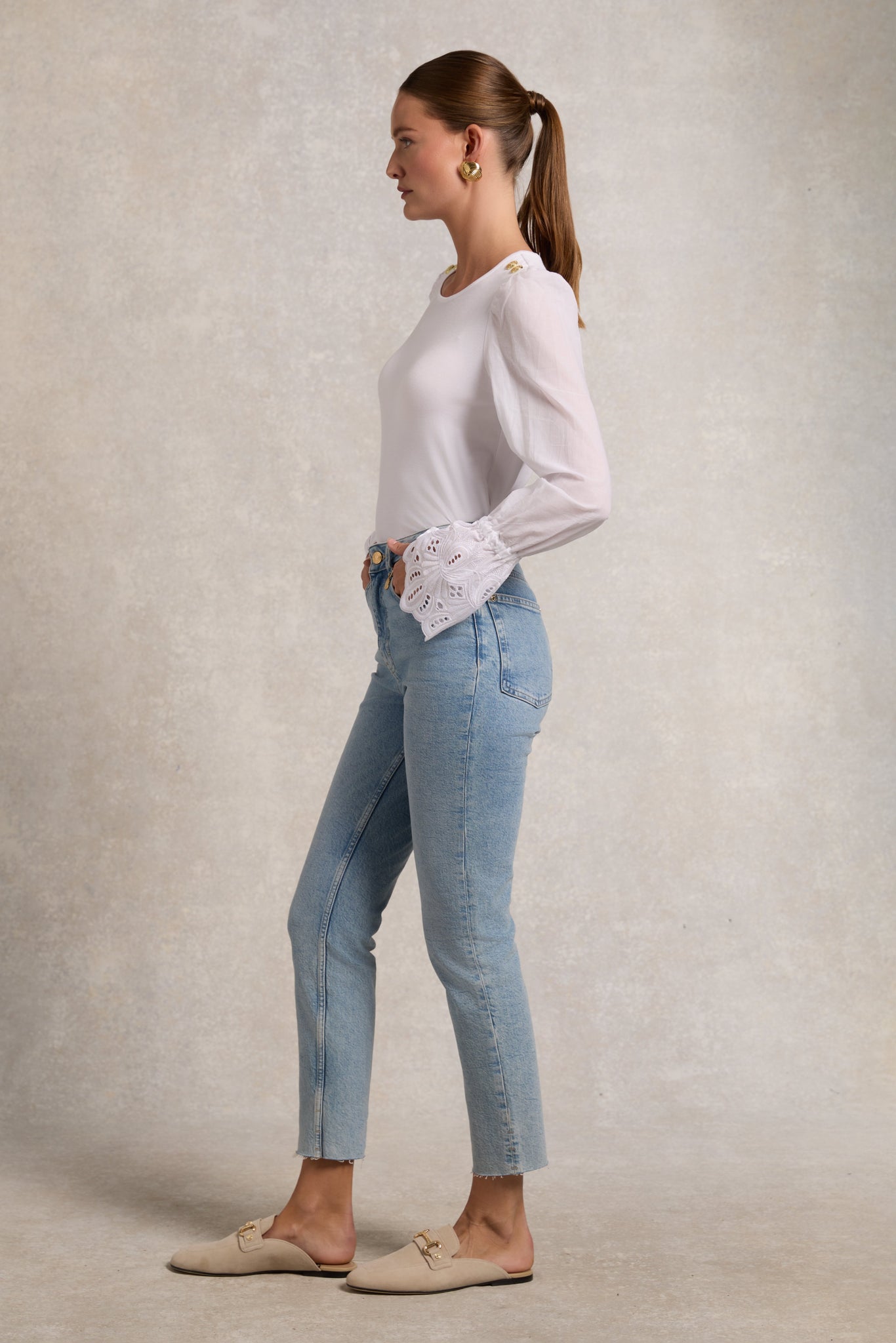 High Rise Slim Jean (Vintage Indigo)