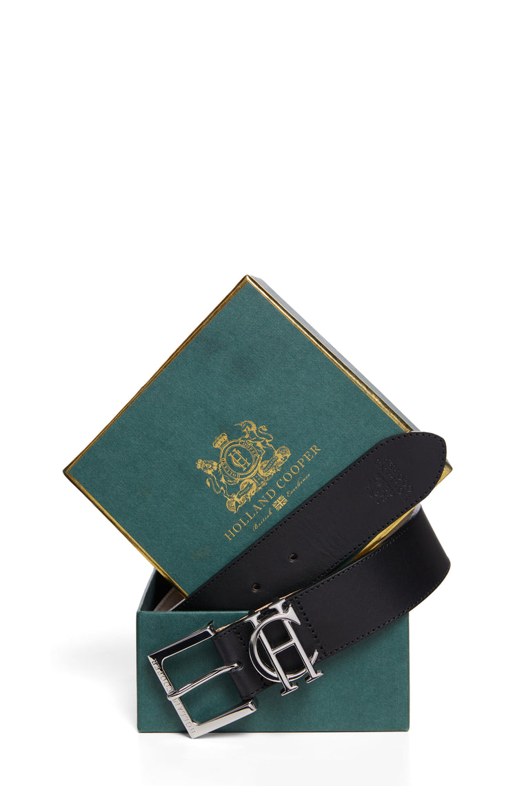 HC Classic Logo Belt (Black Silver)