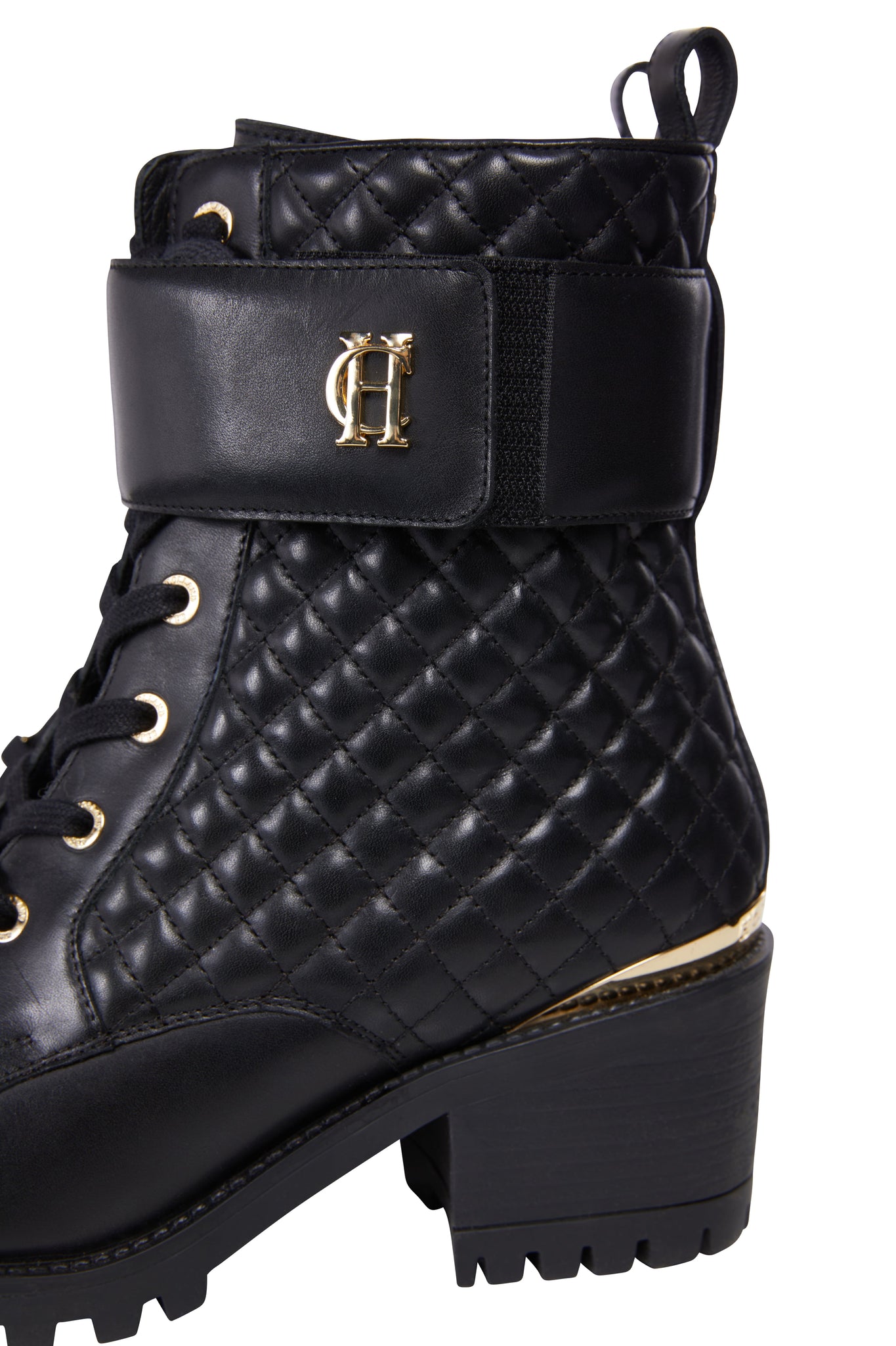 Heeled Biker Boot (Black)