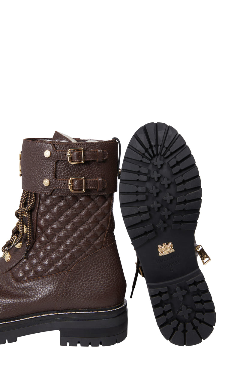 Camden Biker Boot (Chocolate)