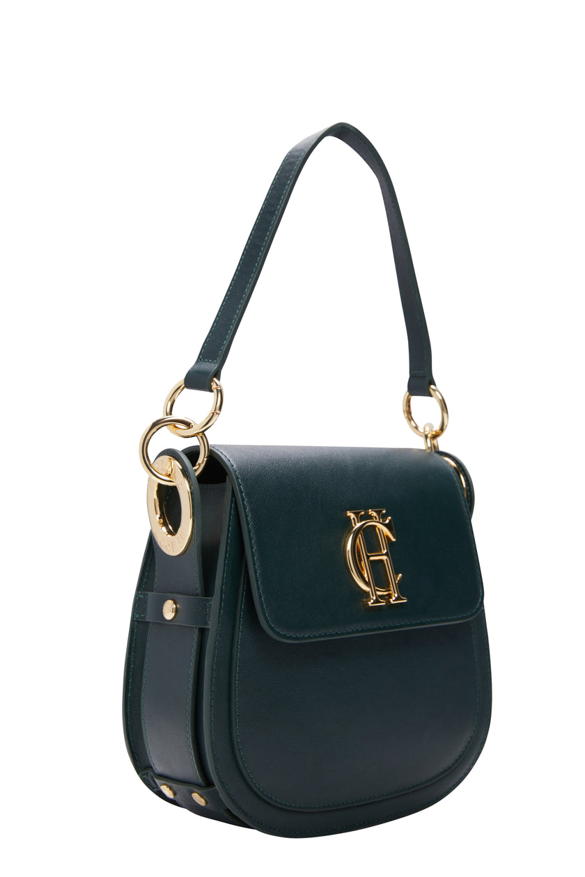 Chelsea Saddle Bag (Emerald)