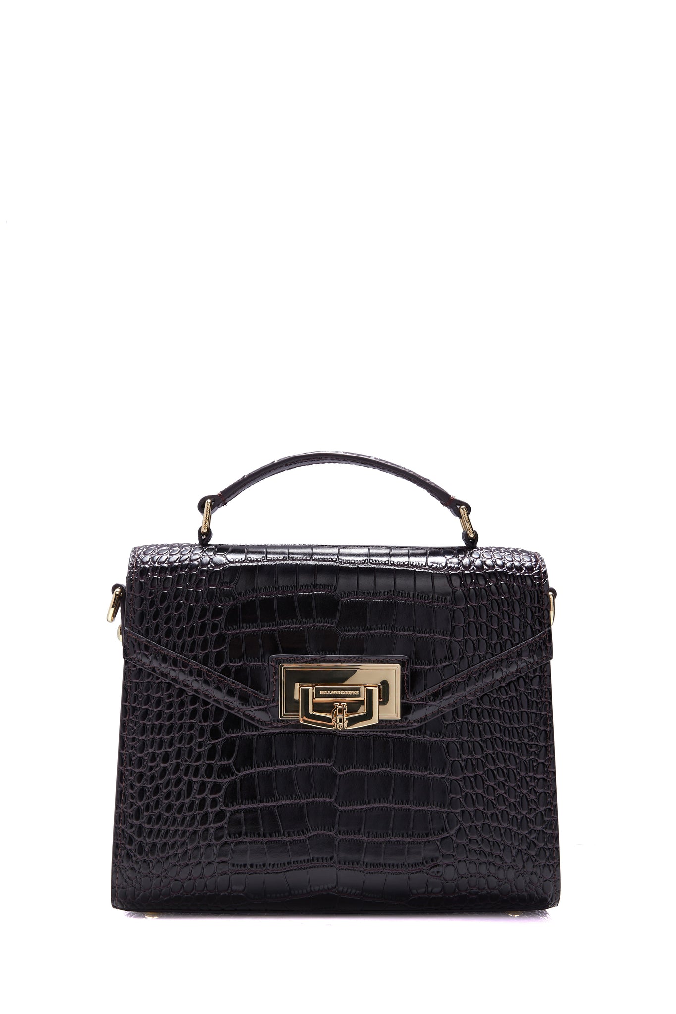 Cheltenham Bag (Rich Chocolate Croc)