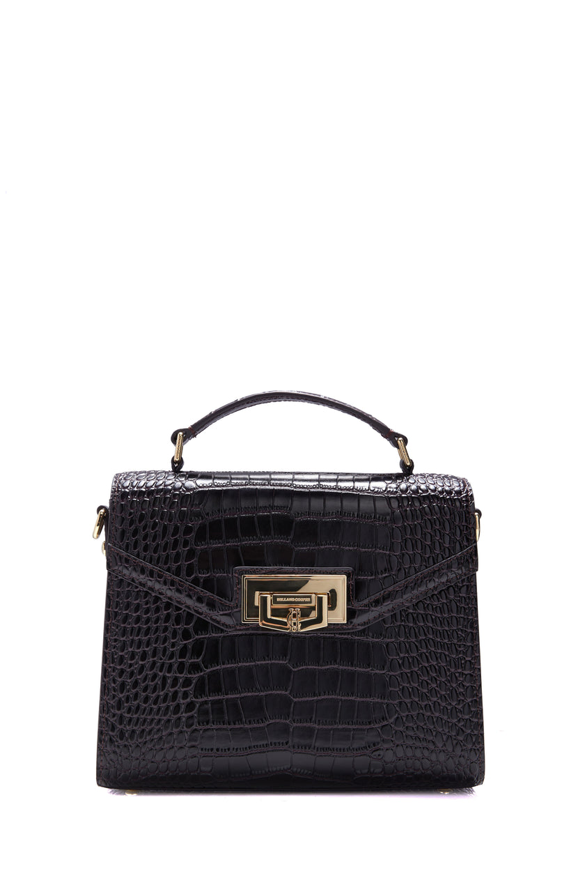 Cheltenham Bag (Rich Chocolate Croc)