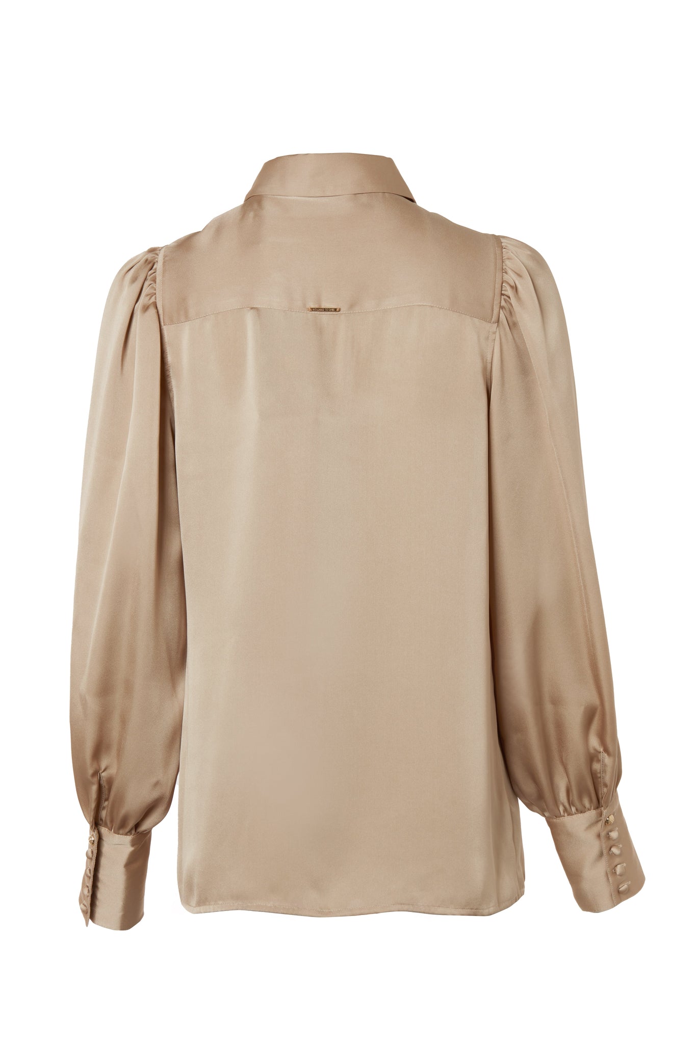 Isla Satin Shirt (Champagne)