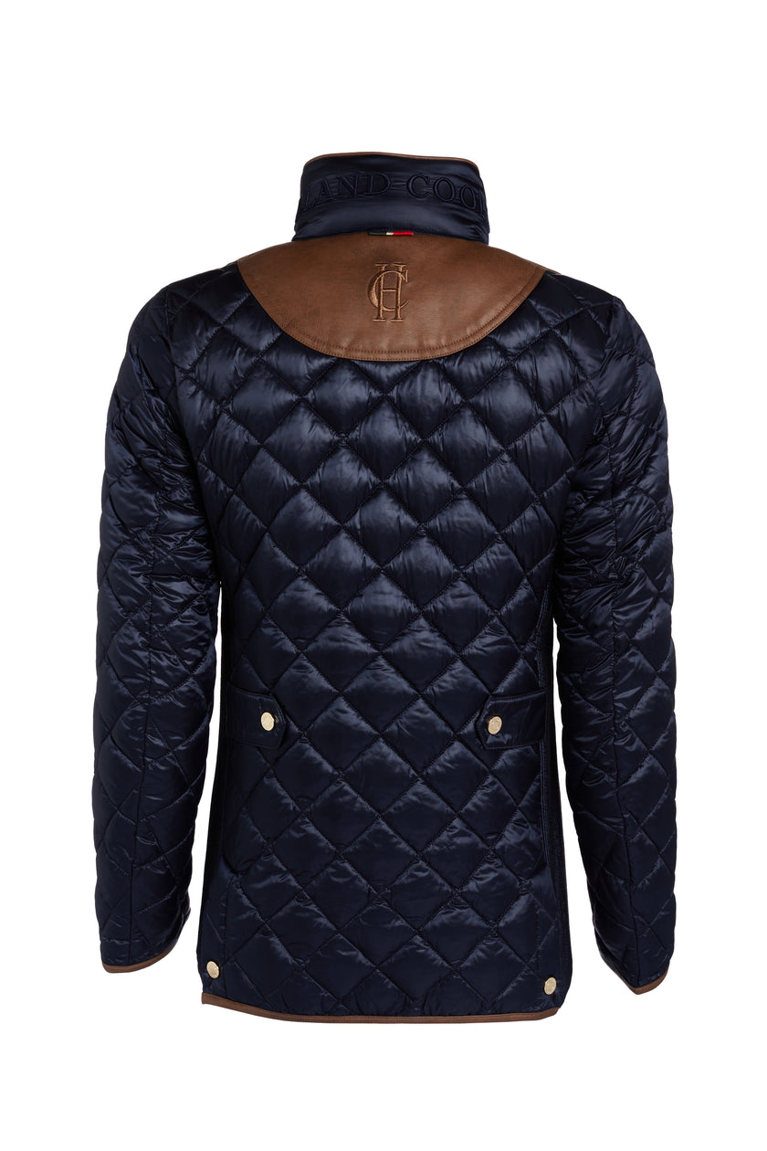 Diamond Quilt Classic Jacket (Ink Navy)