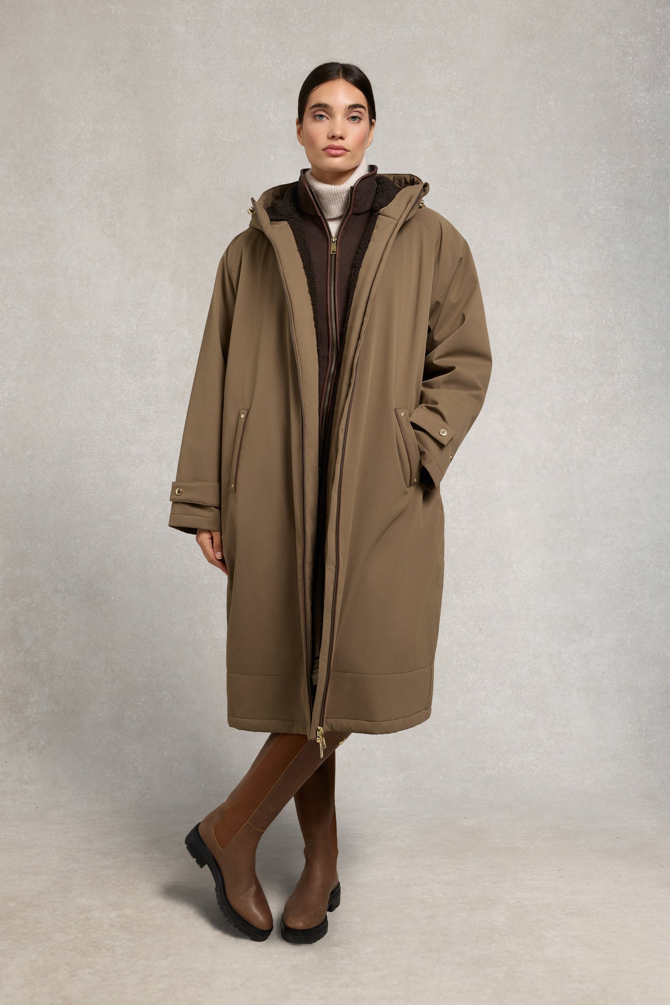 One-Size Waterproof Coat (Mink)