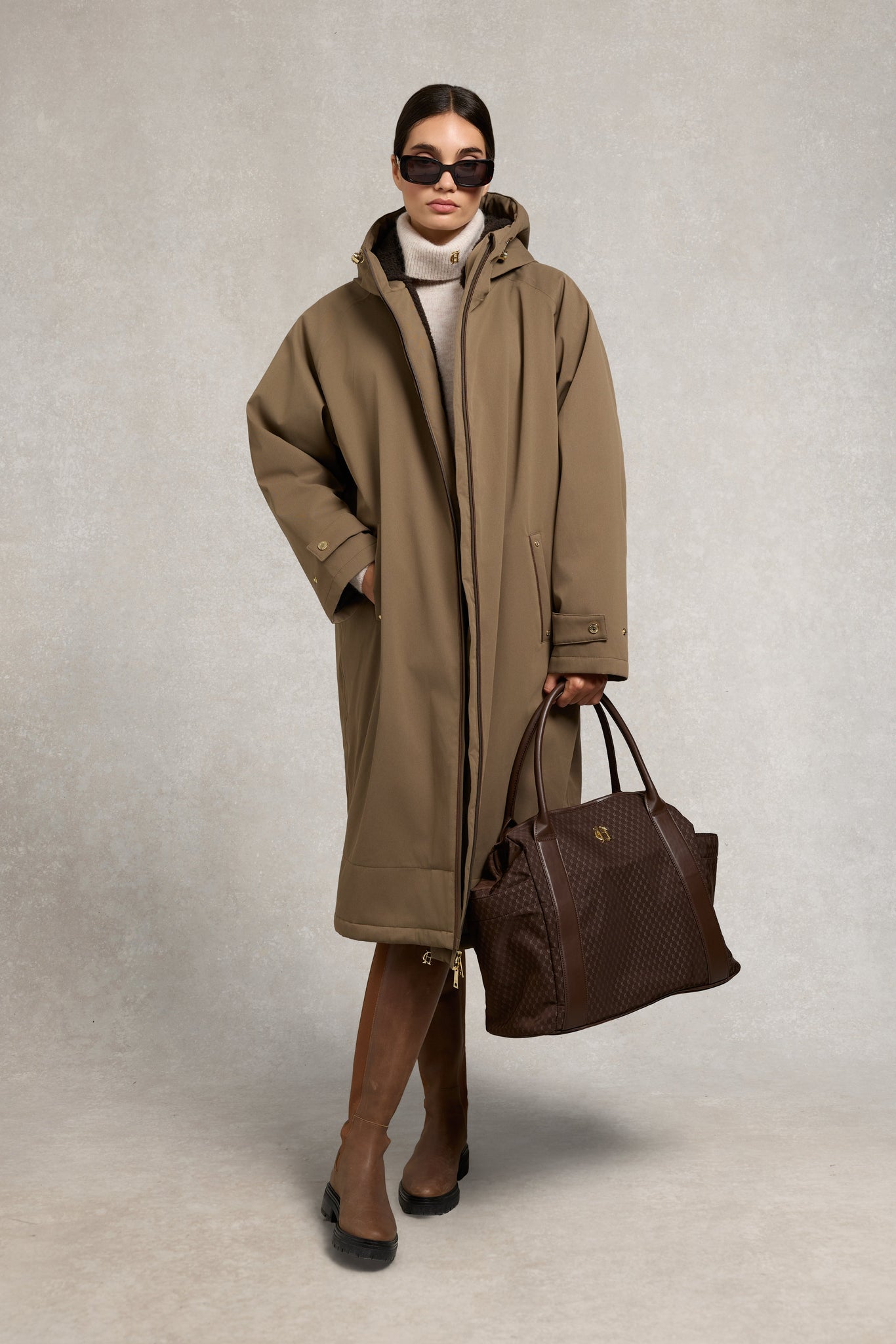 One-Size Waterproof Coat (Mink)
