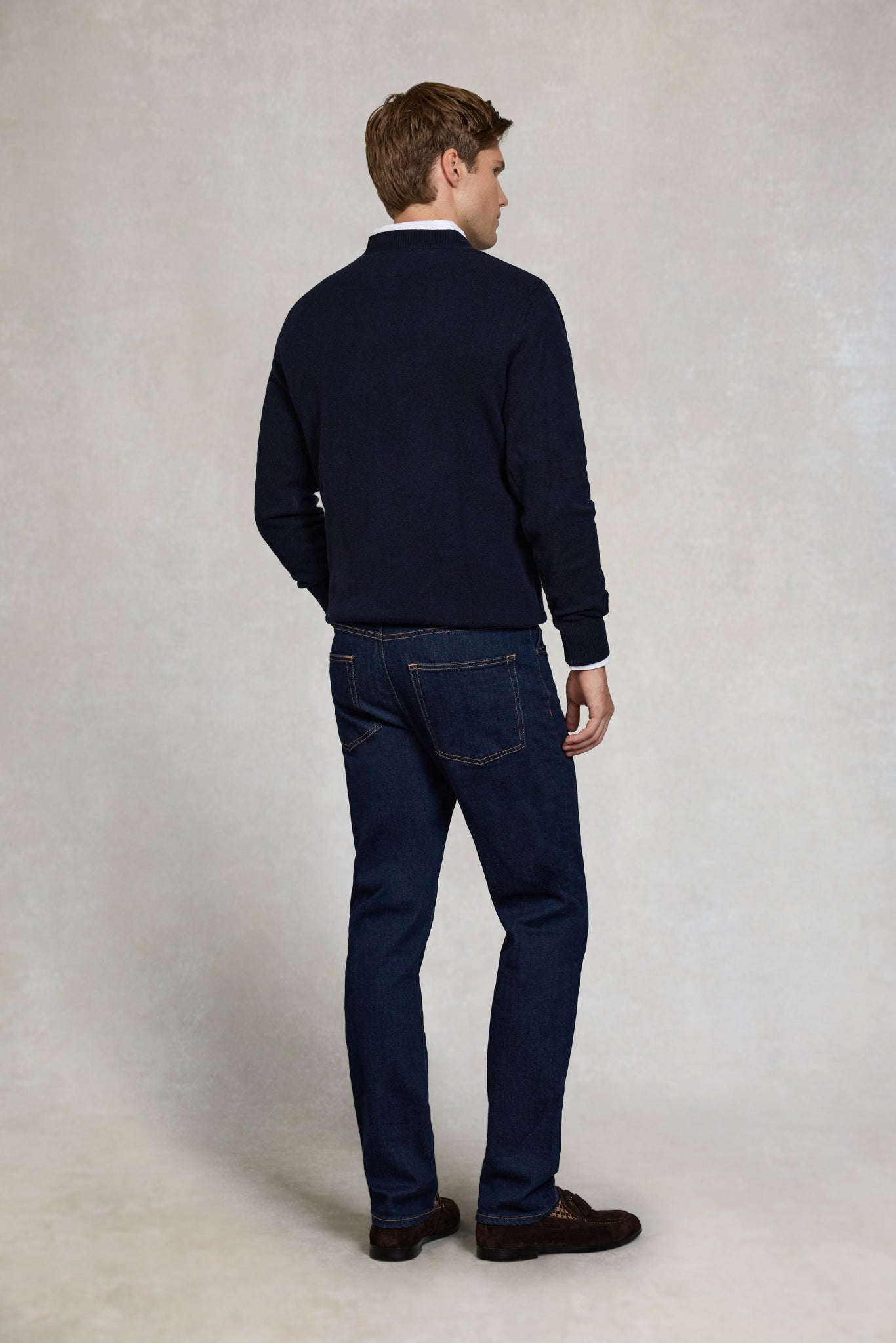 Byron Crew Neck Knit (Navy)