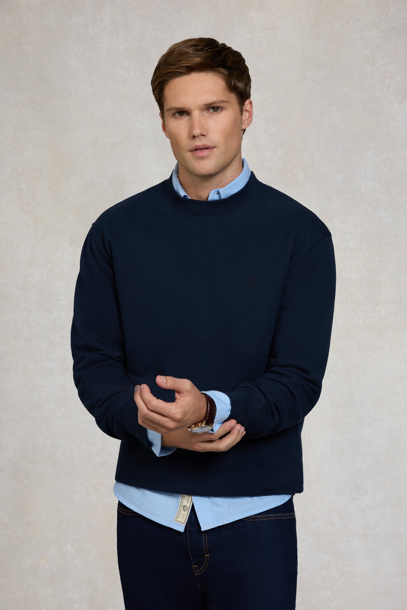 Men's Crew Neck Sweat (Ink Navy)