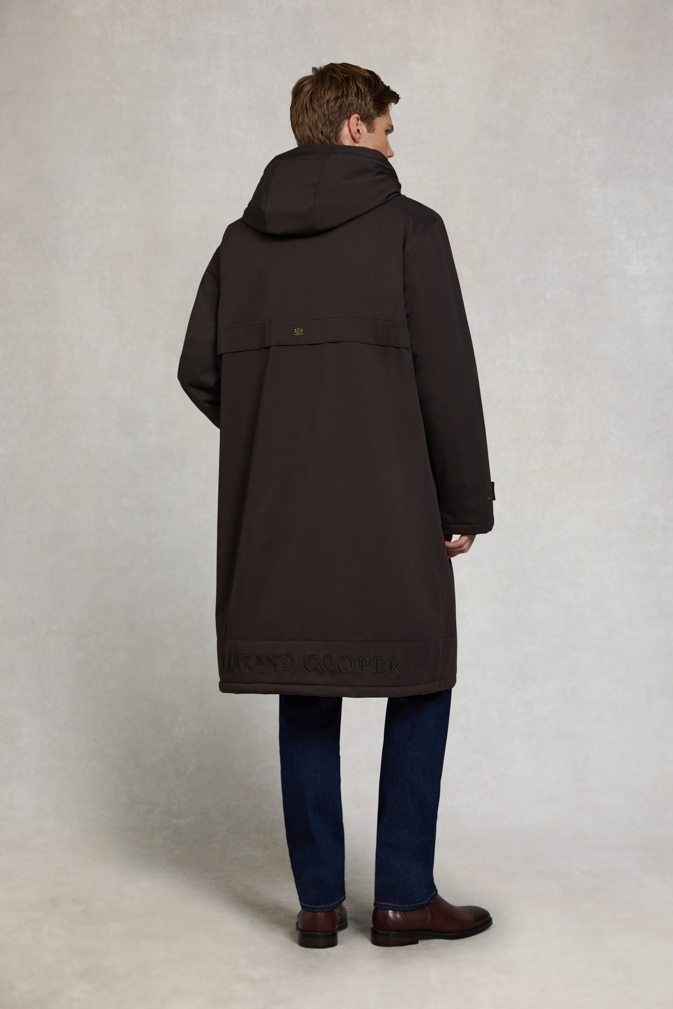 Men's One-Size Waterproof Coat (Chocolate)