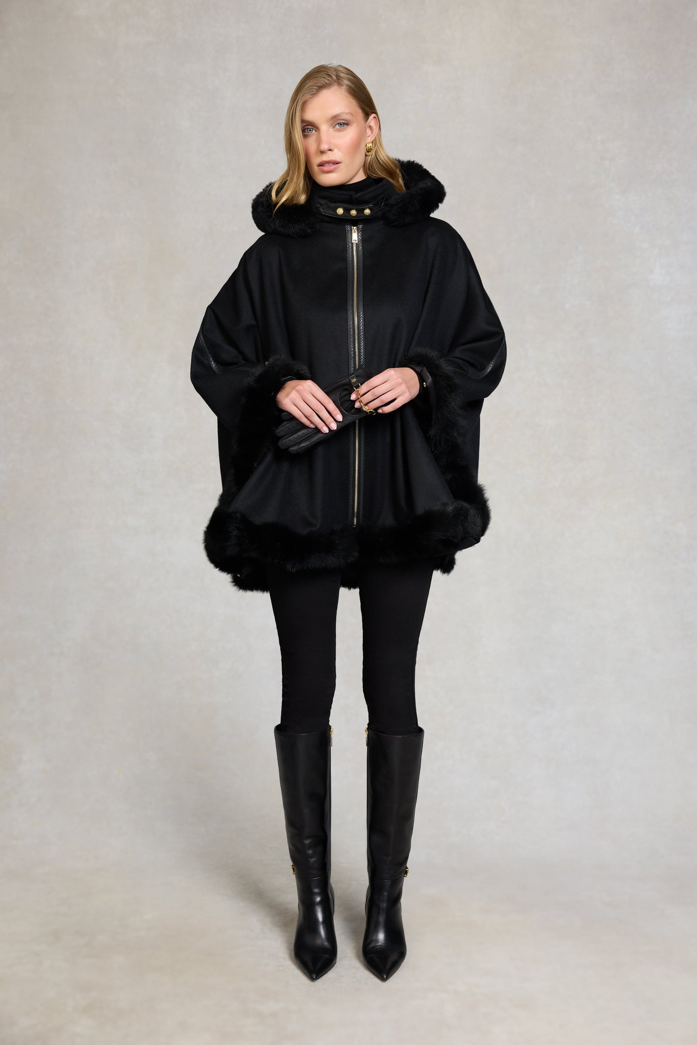 Kensington Gold Label Cape (Soft Black)