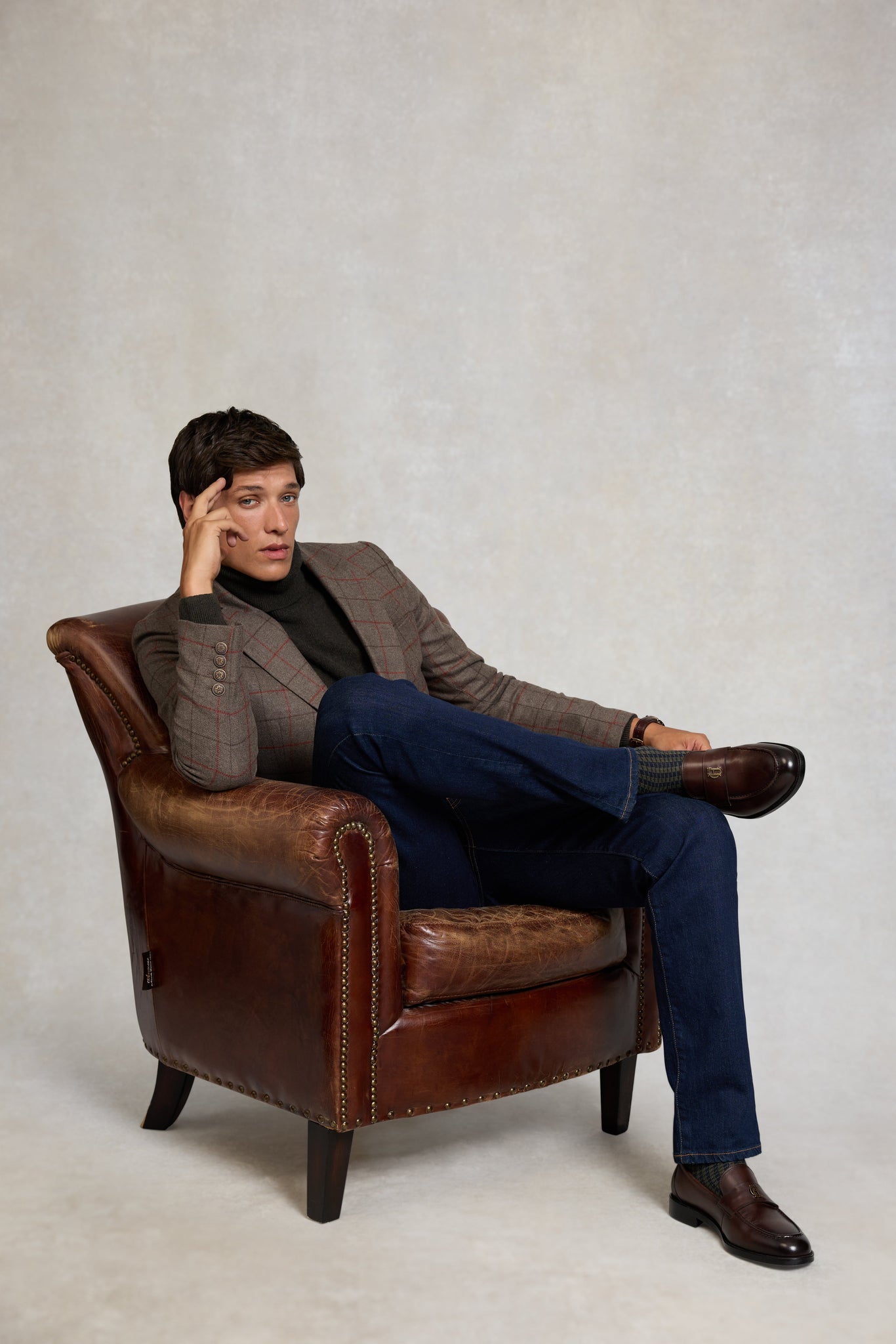 Men's Classic Loafer (Dark Tan)