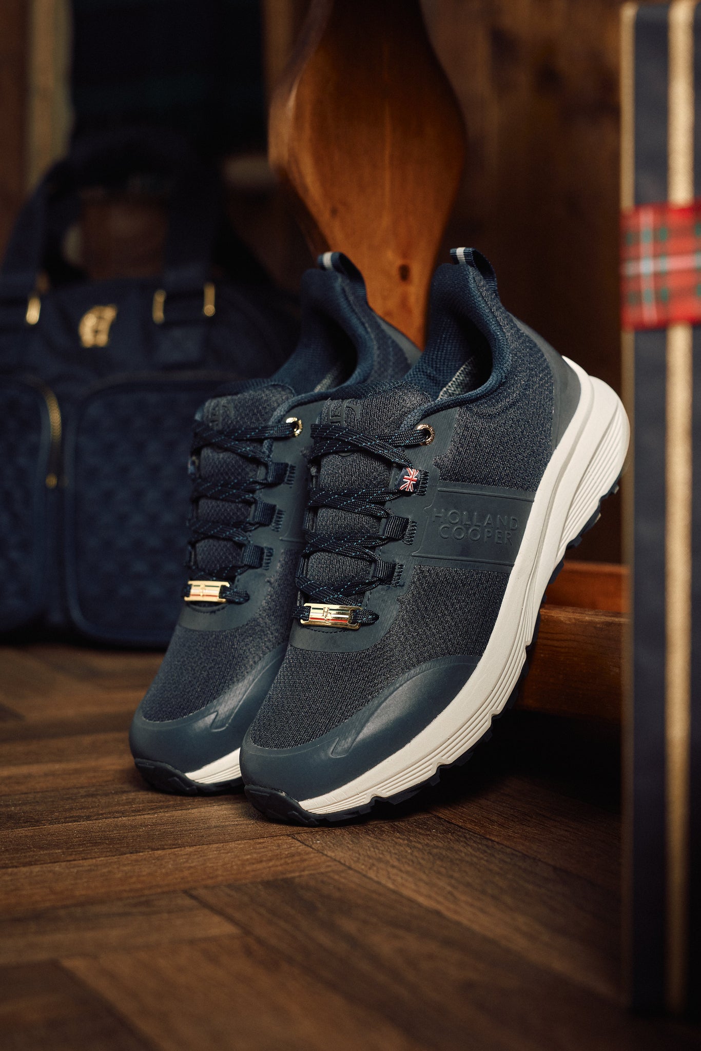Burghley Waterproof Trainer (Ink Navy)
