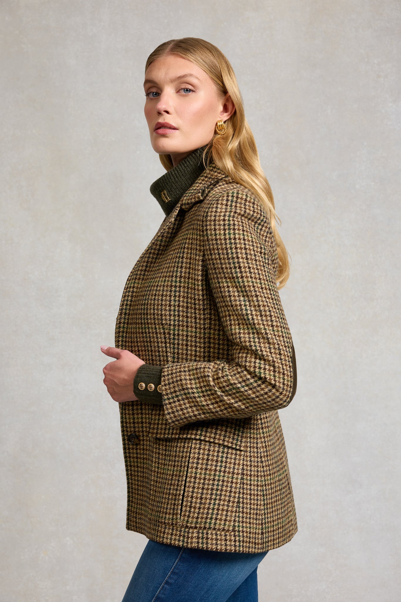 Single Breasted Field Blazer (Hailes Green Tweed) – Holland Cooper US