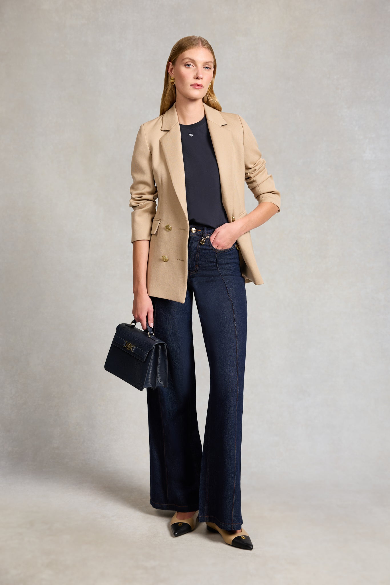 Monogram Tee (Ink Navy)