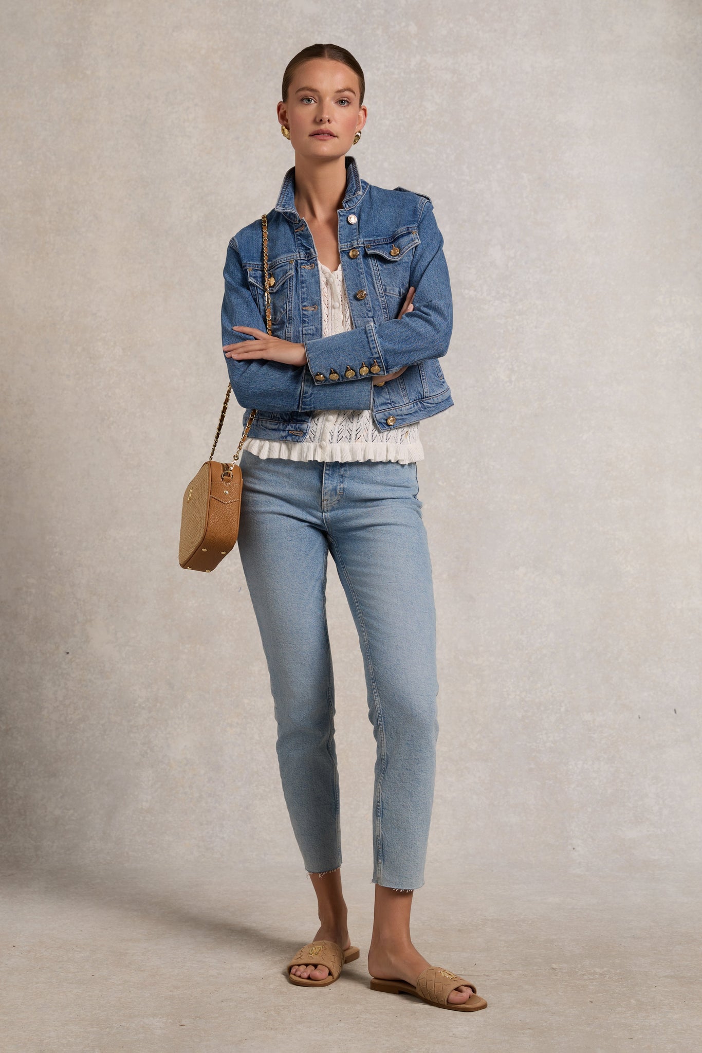 Pointelle Cami (Natural)