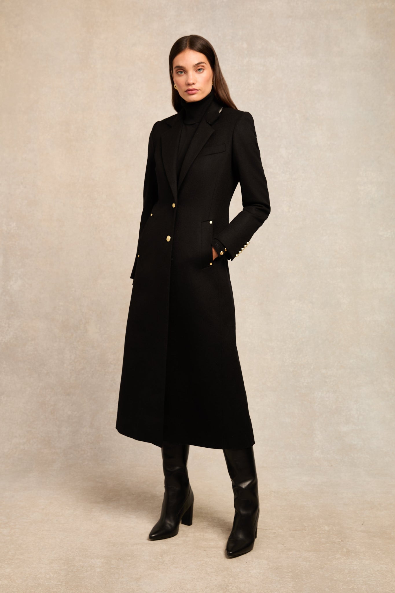ローブブラン　Belted Chester coat Belted Chester coat – L'AUBE BLANC
