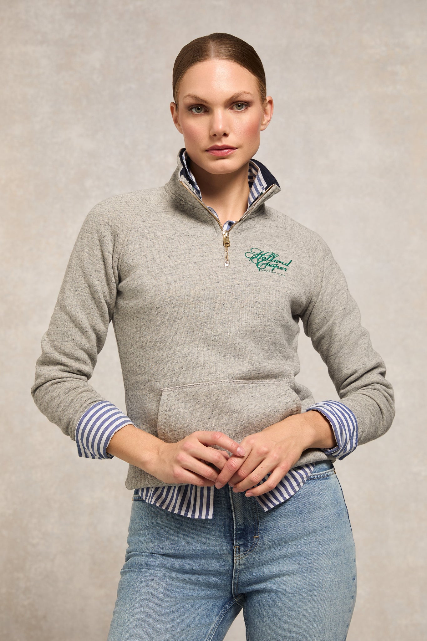 Country Club Henley (Grit Marl)