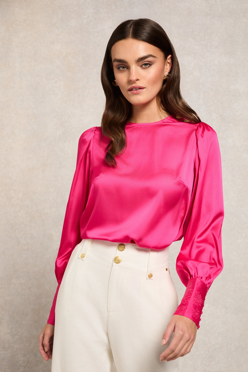 Carmen Blouse (Hot Pink)