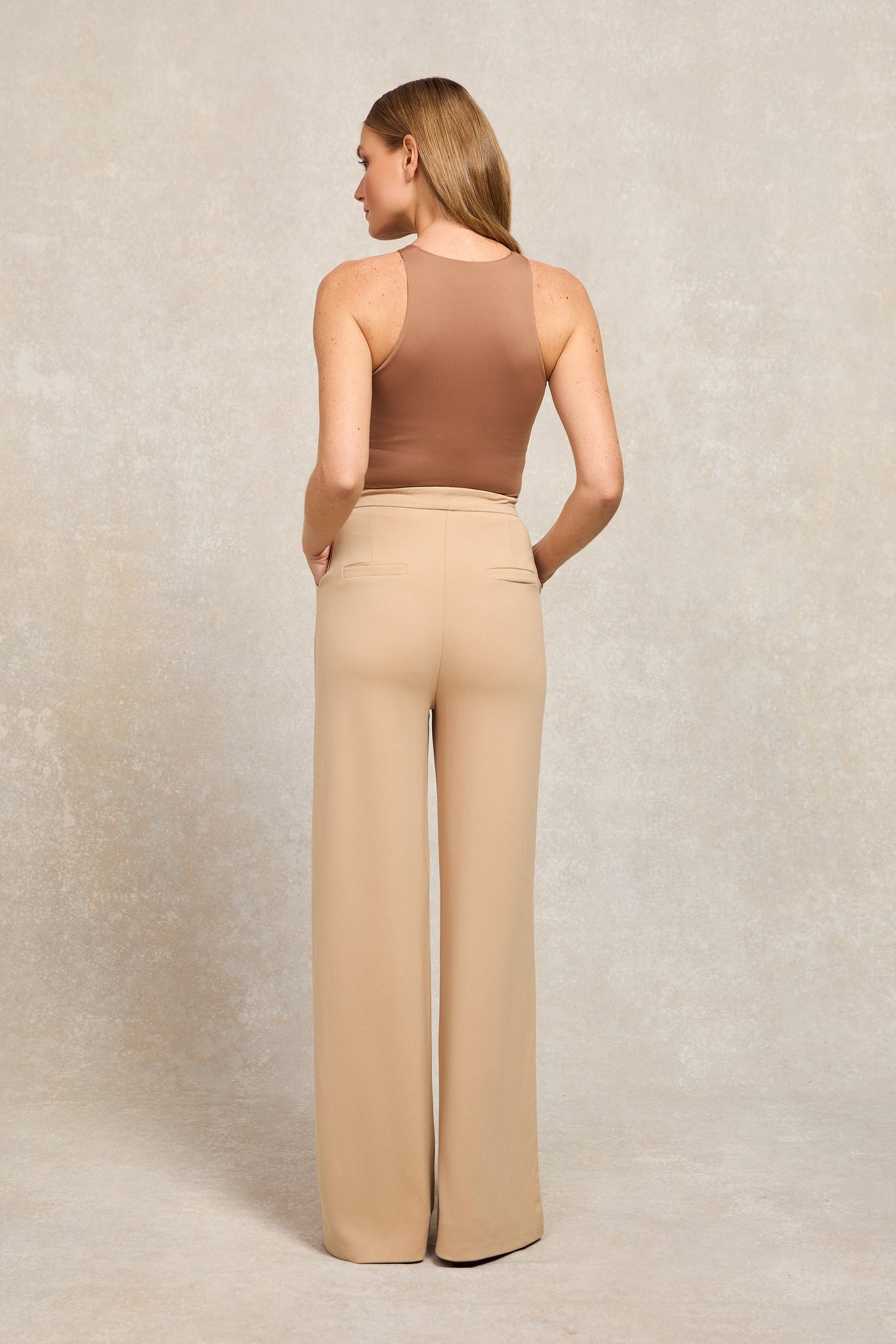 Wide Leg Pant (Camel Camel)