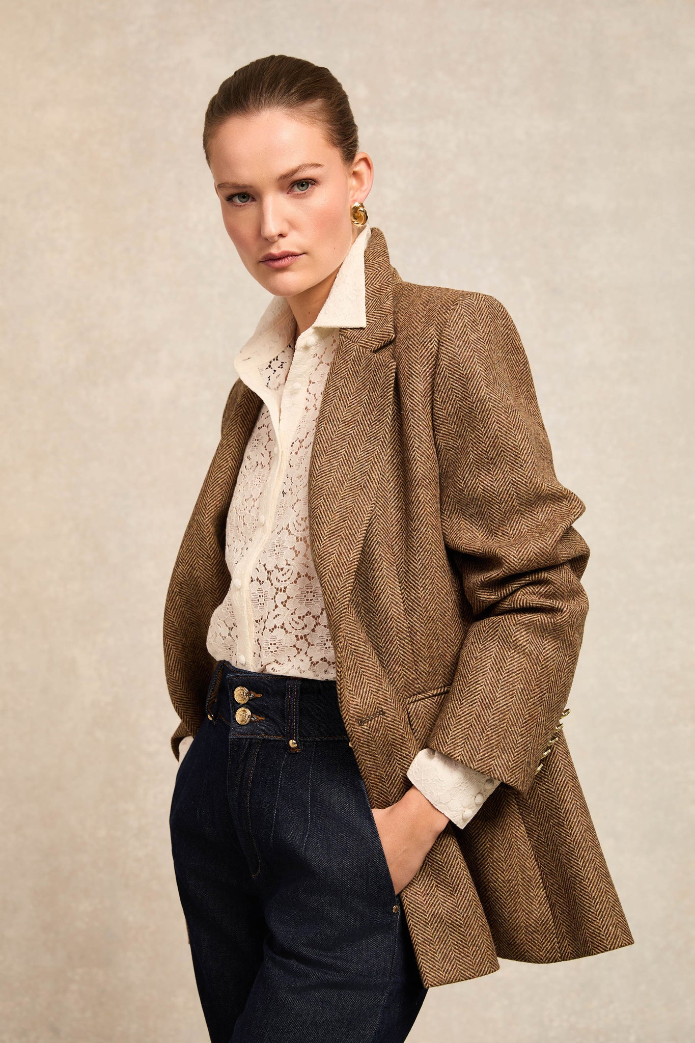 Iona Lace Shirt (Ivory)