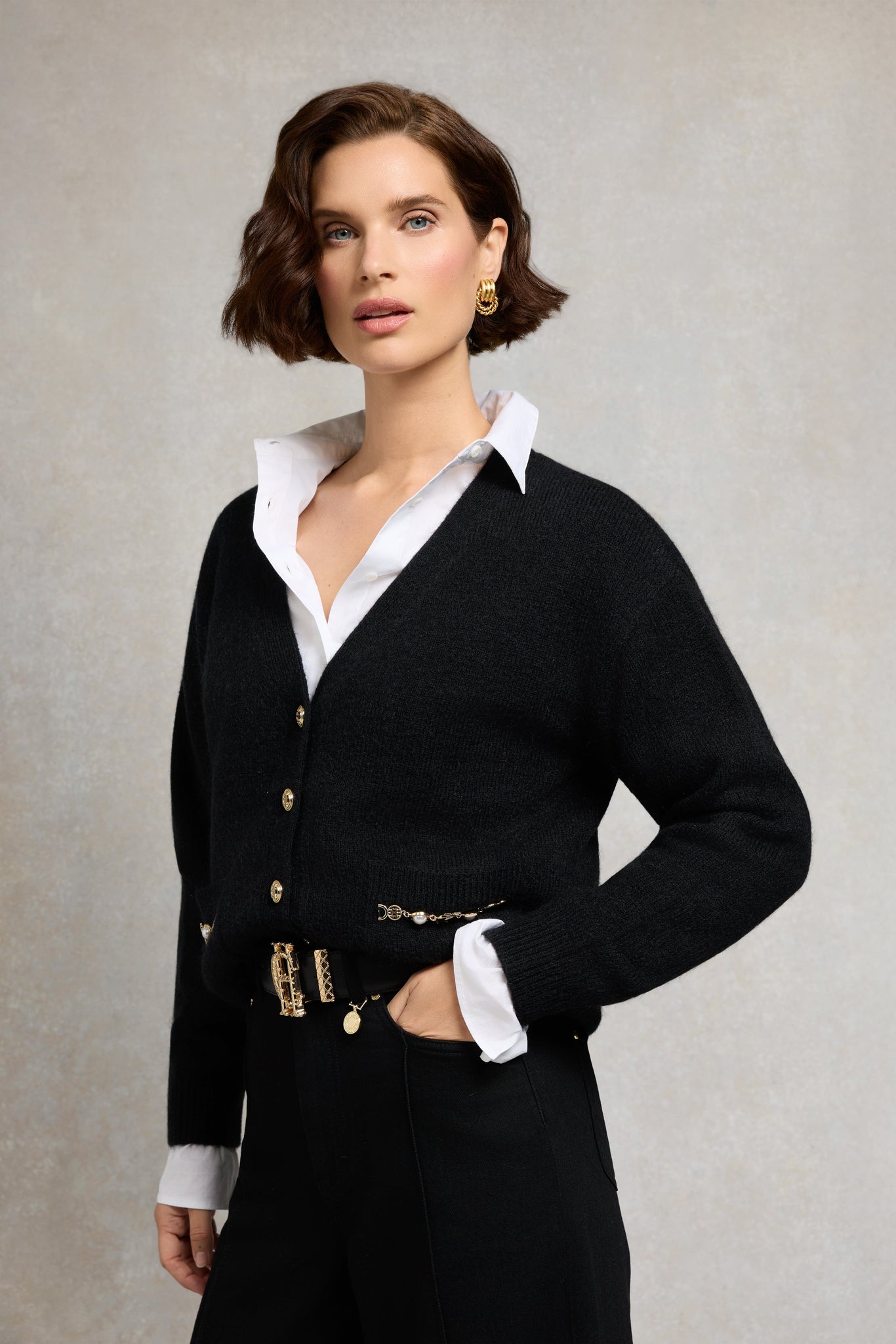 Mila Cardigan (Black)